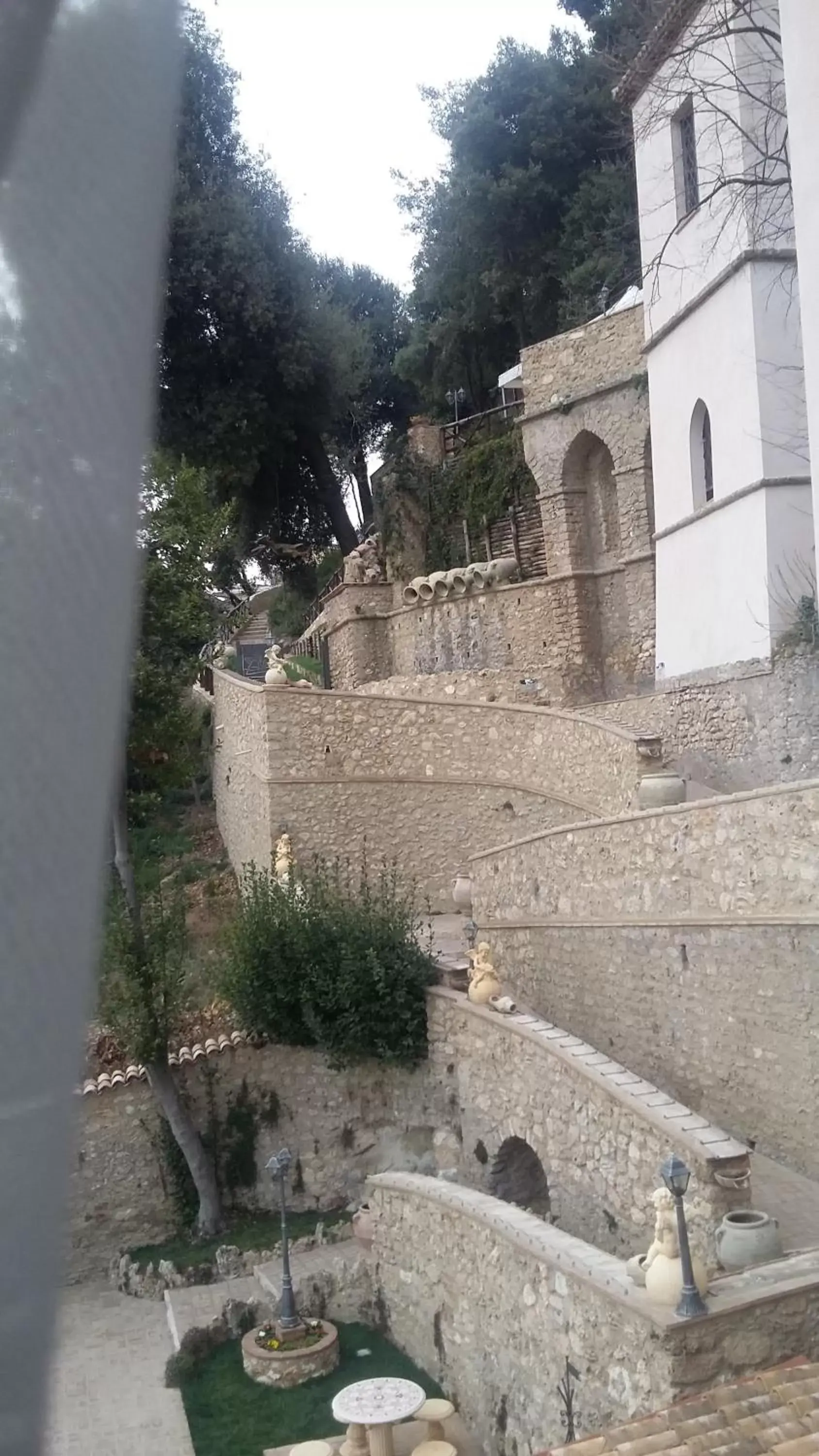 Garden view in Palazzo Moraschi Subiaco