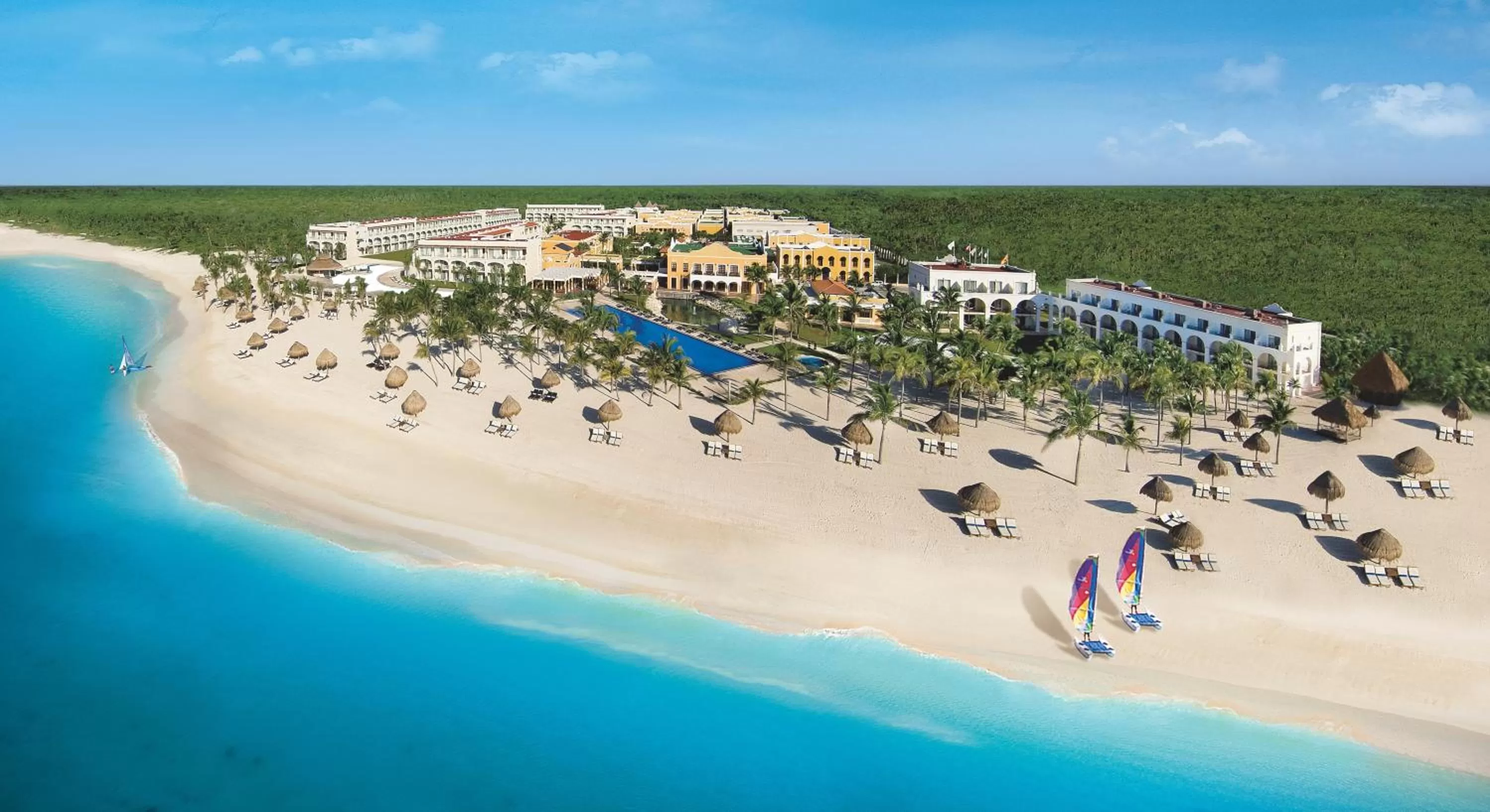 Bird's eye view in Dreams Tulum Resort & Spa