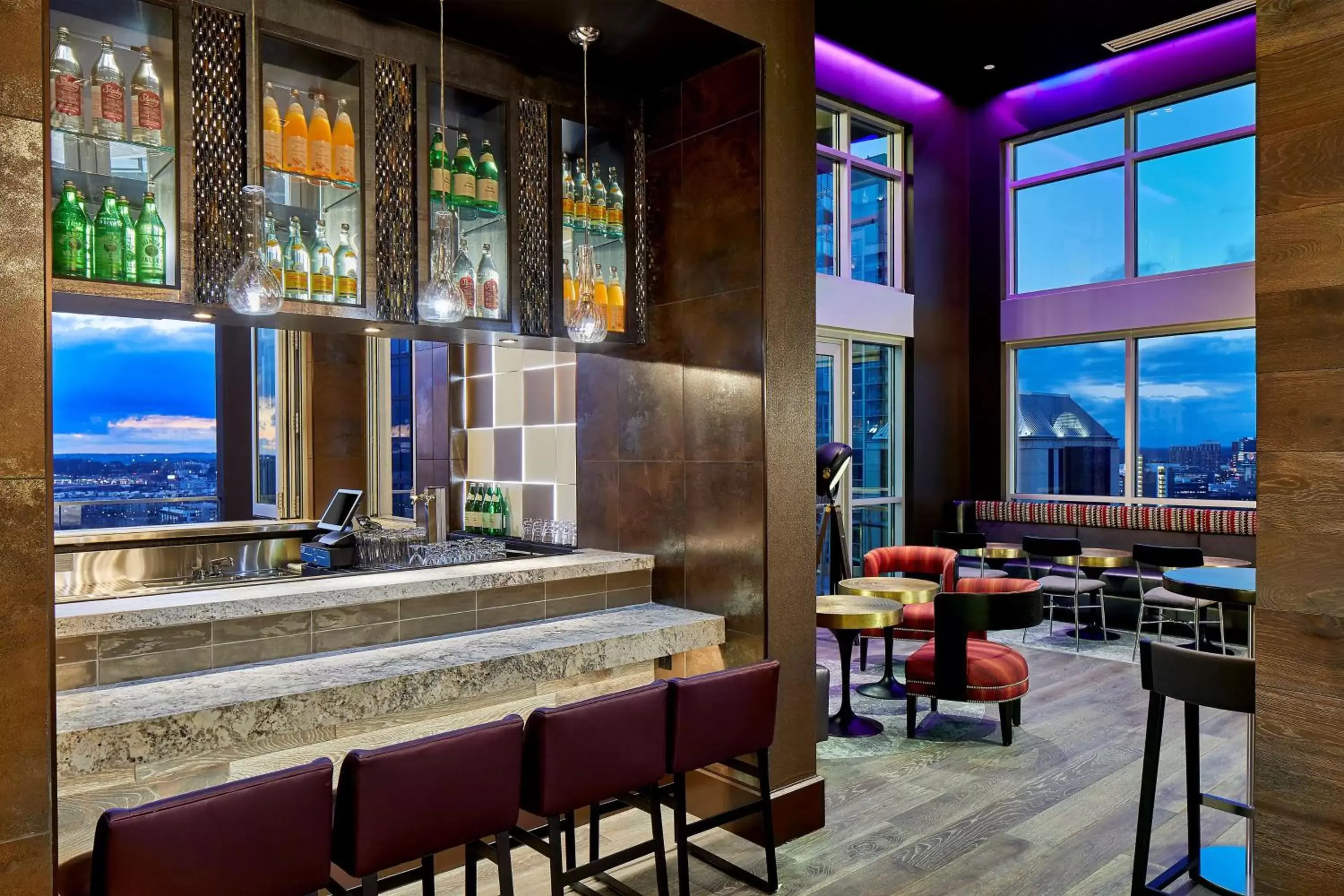 Lounge or bar in Hampton Inn & Suites Atlanta-Midtown, Ga