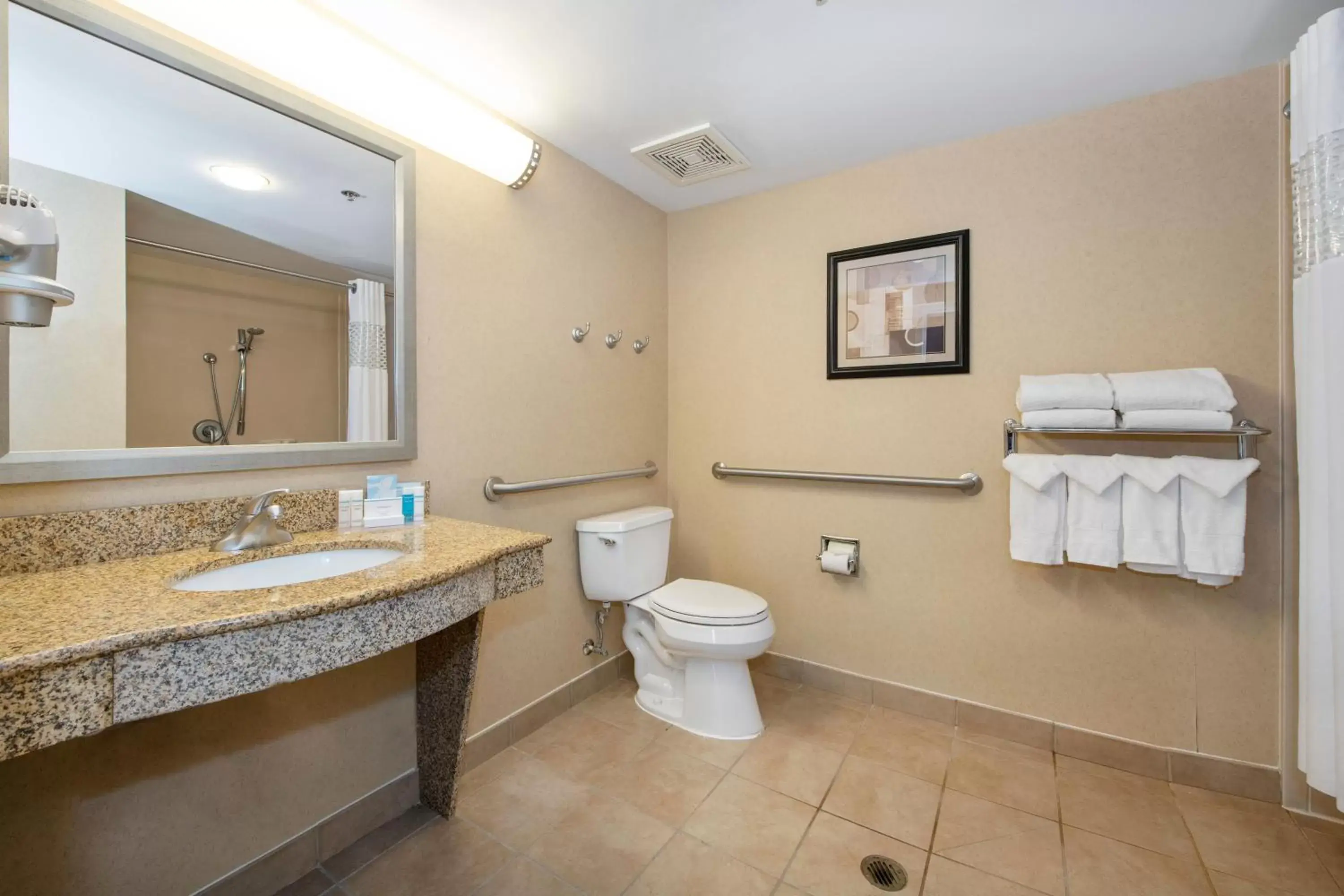 Shower, Bathroom in Hampton Inn & Suites Burlington