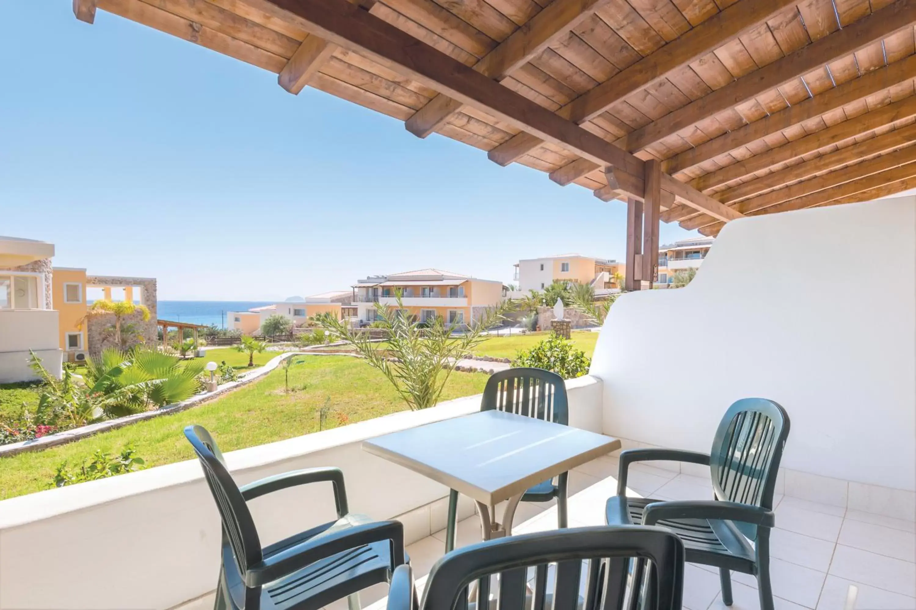 Balcony/Terrace in Grand Blue Beach Hotel