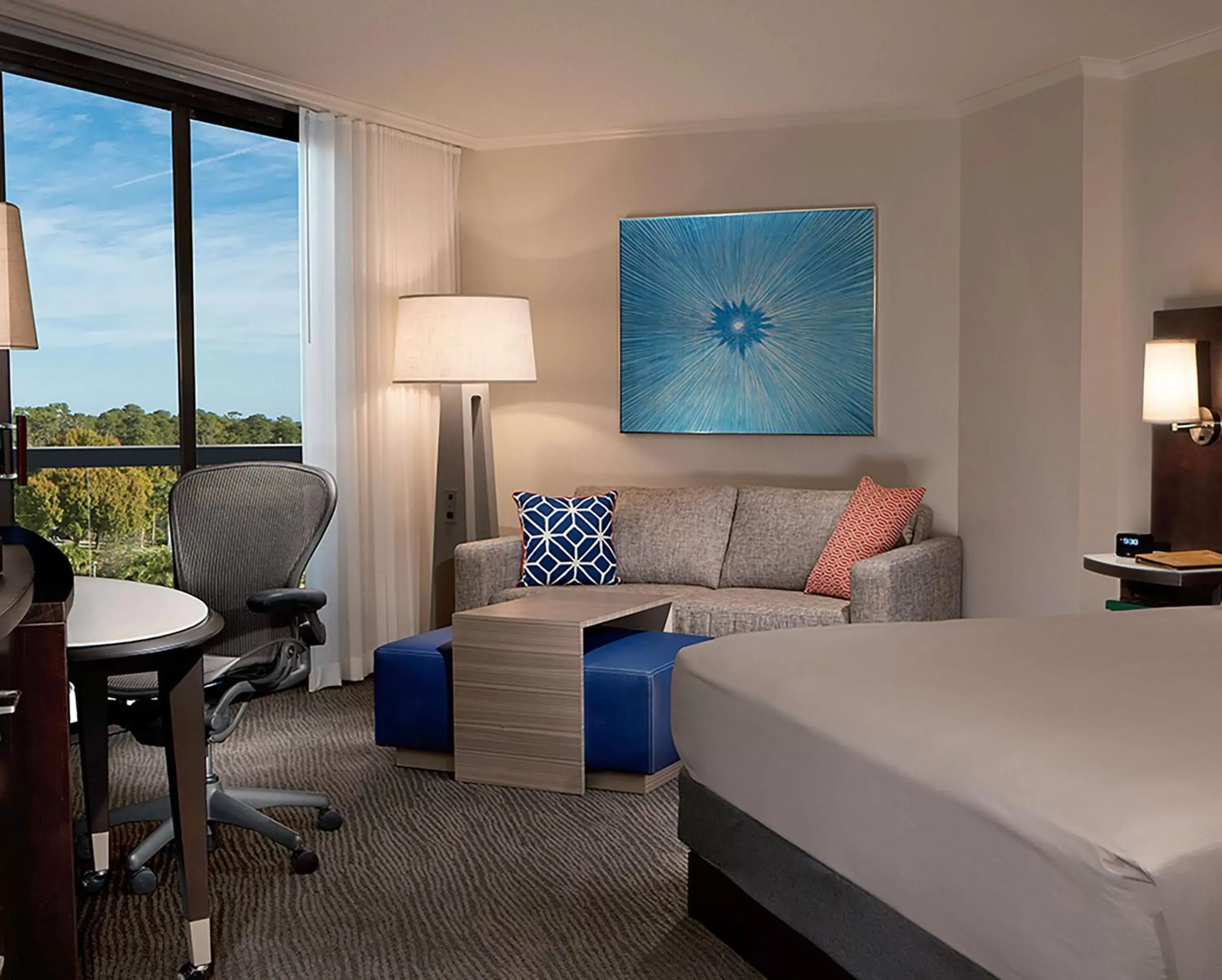 Living room in Hilton Orlando Buena Vista Palace - Disney Springs Area