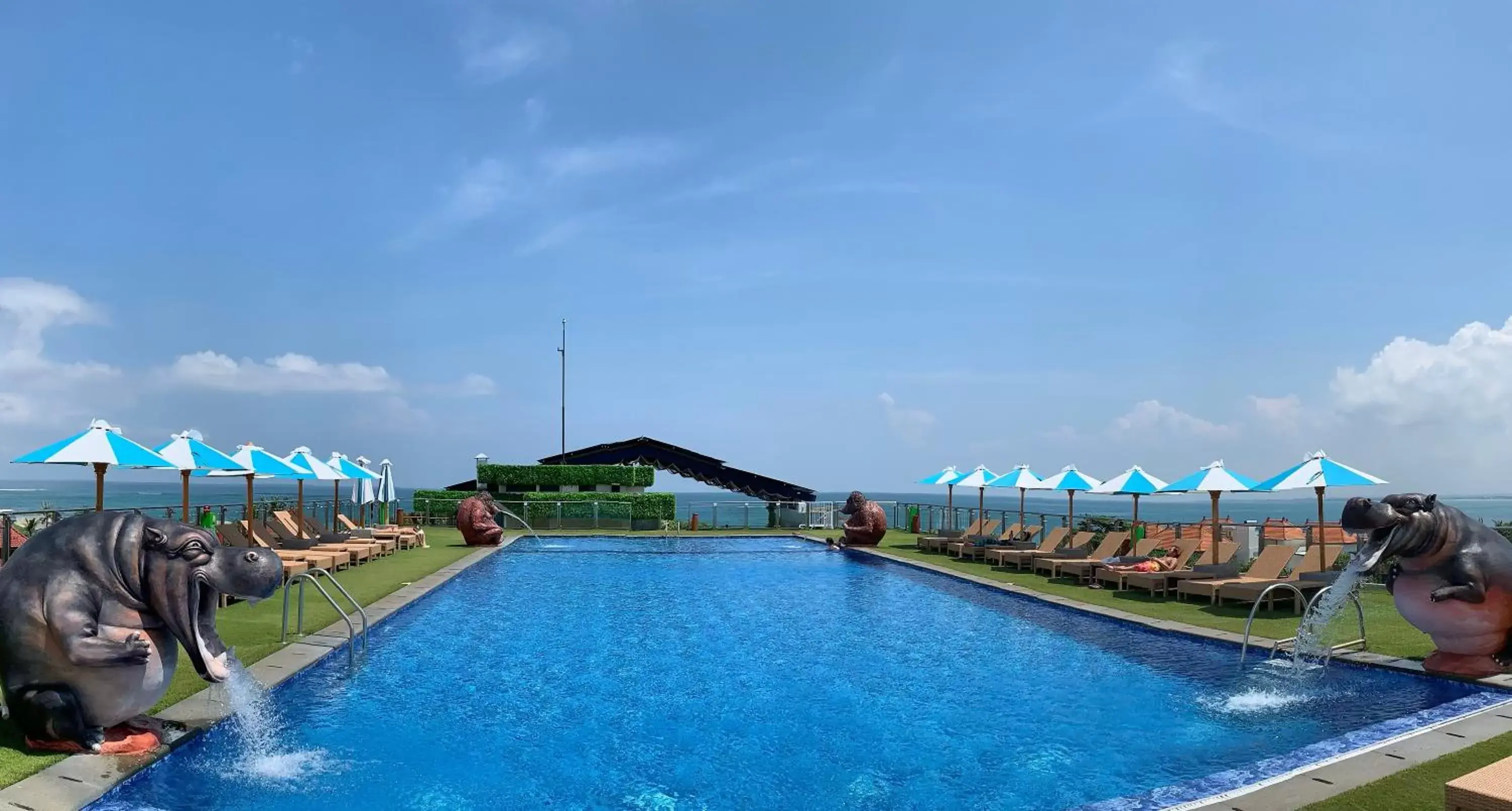 Pool view in Sulis Beach Hotel & Spa