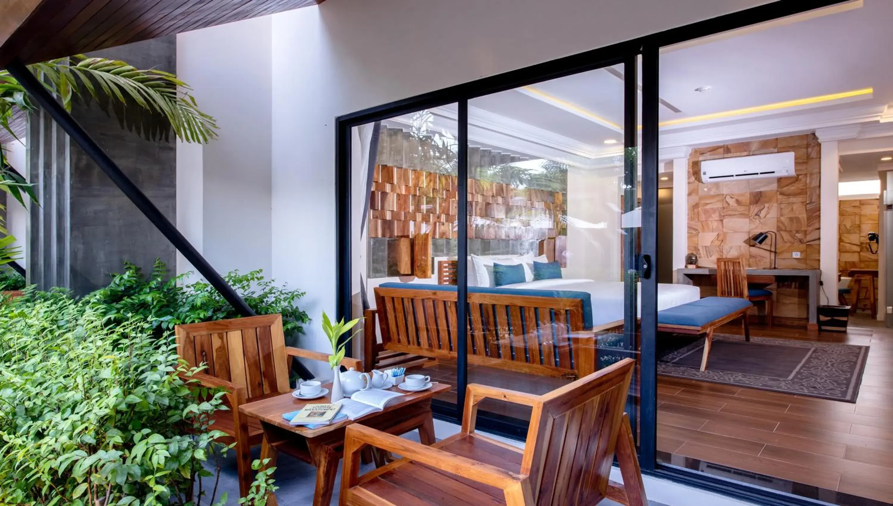 Patio, Restaurant/Places to Eat in Araya Angkor Residence
