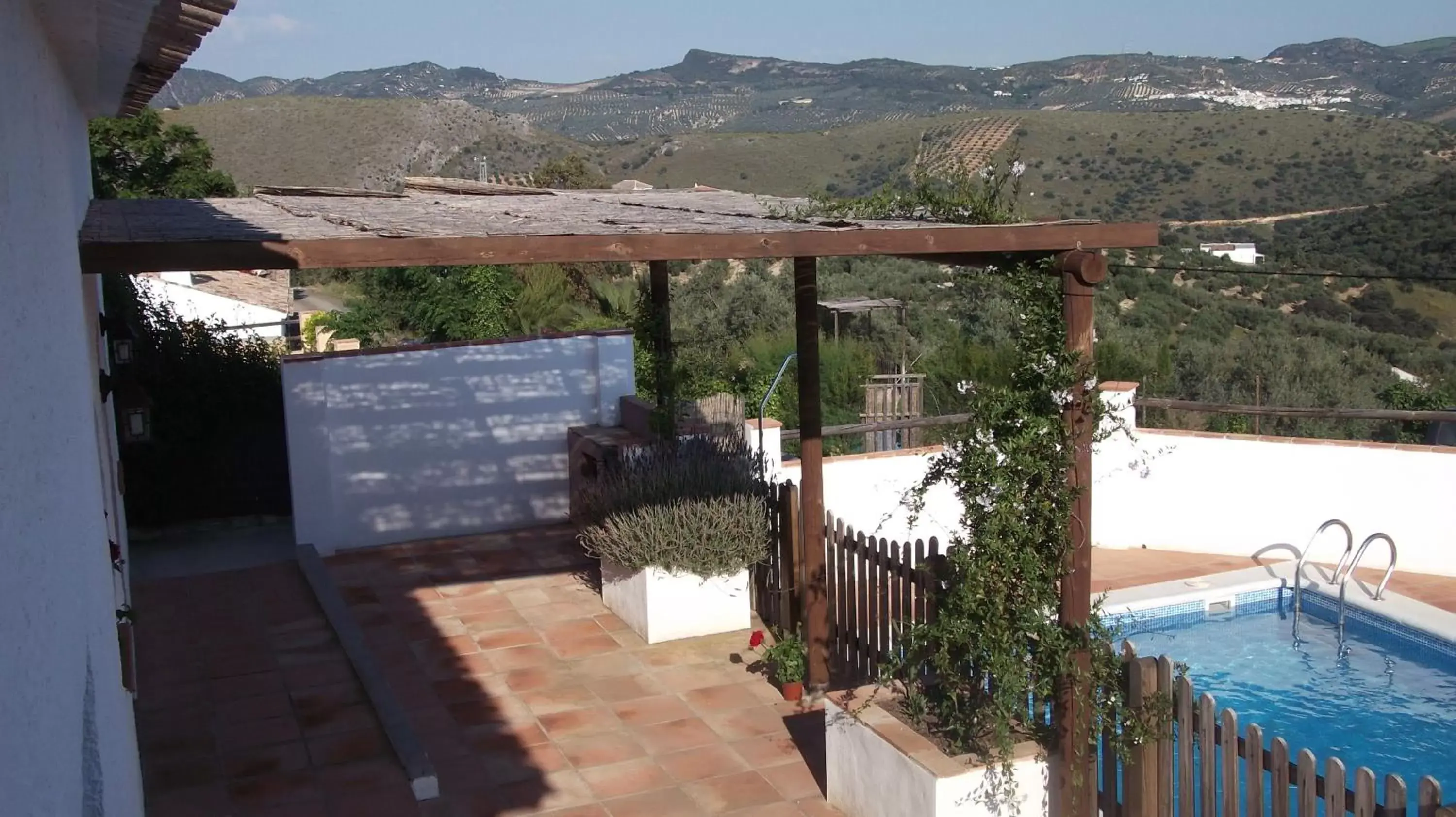 Pool View in Cortijo Molino los Justos