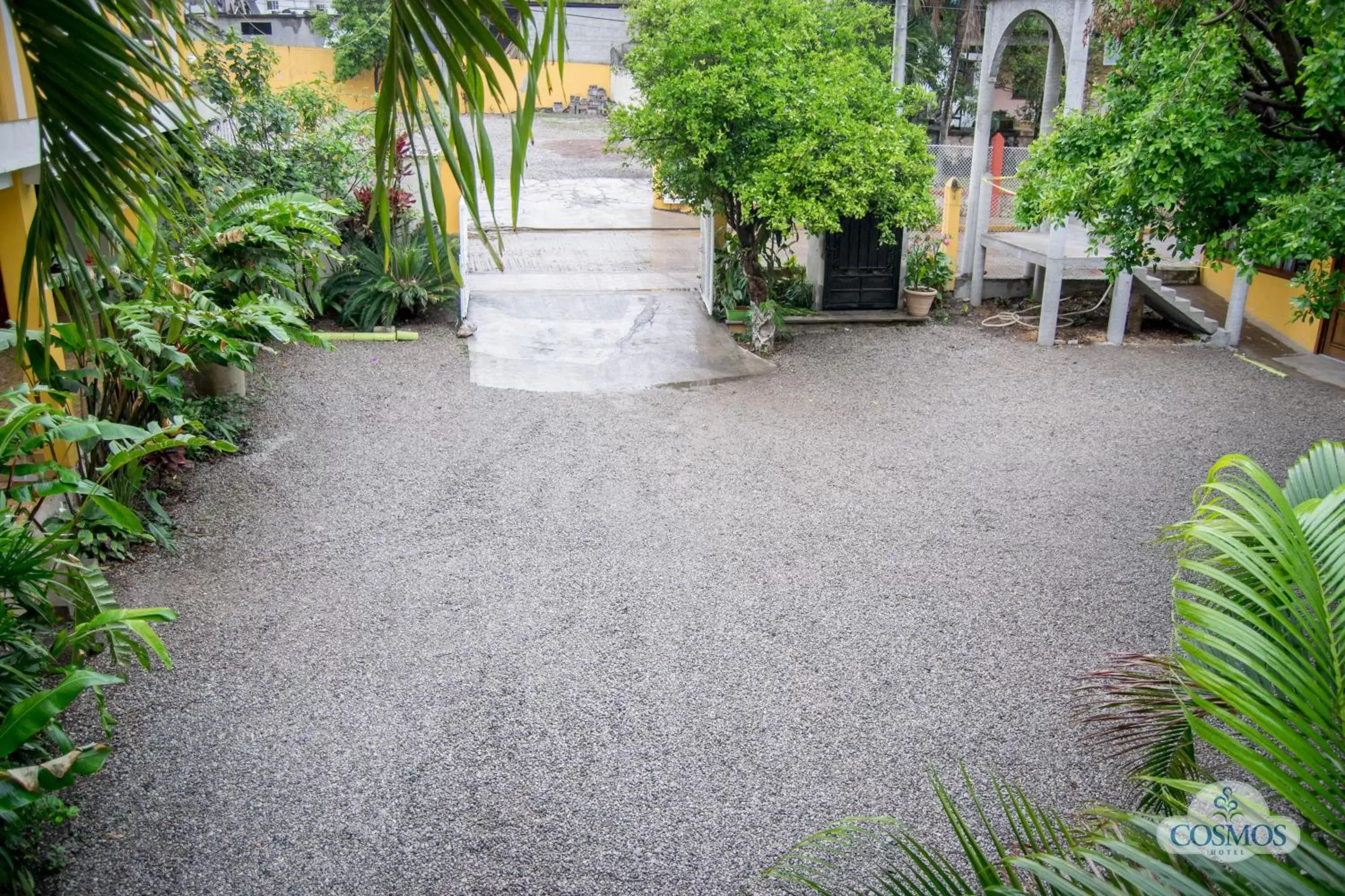 Patio in Hotel Cosmos