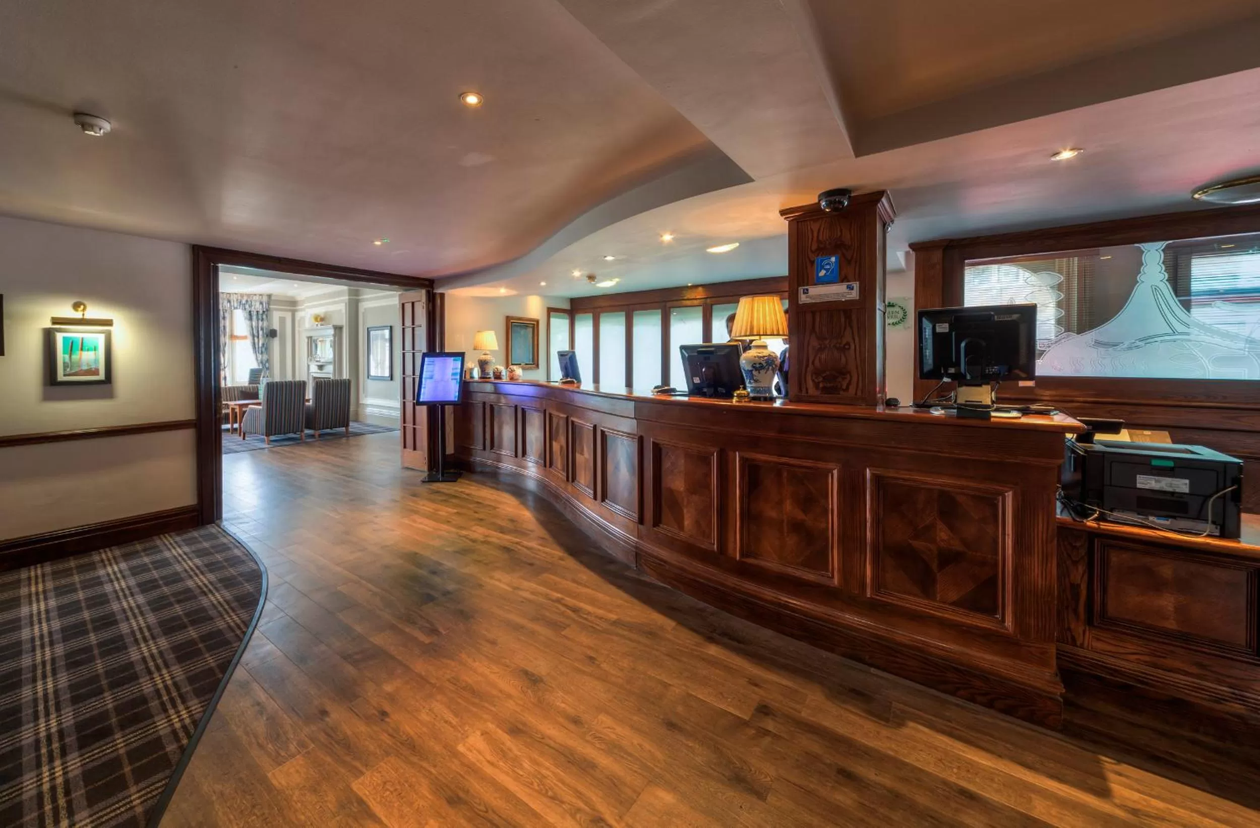 Lobby or reception in The Old Ship Hotel