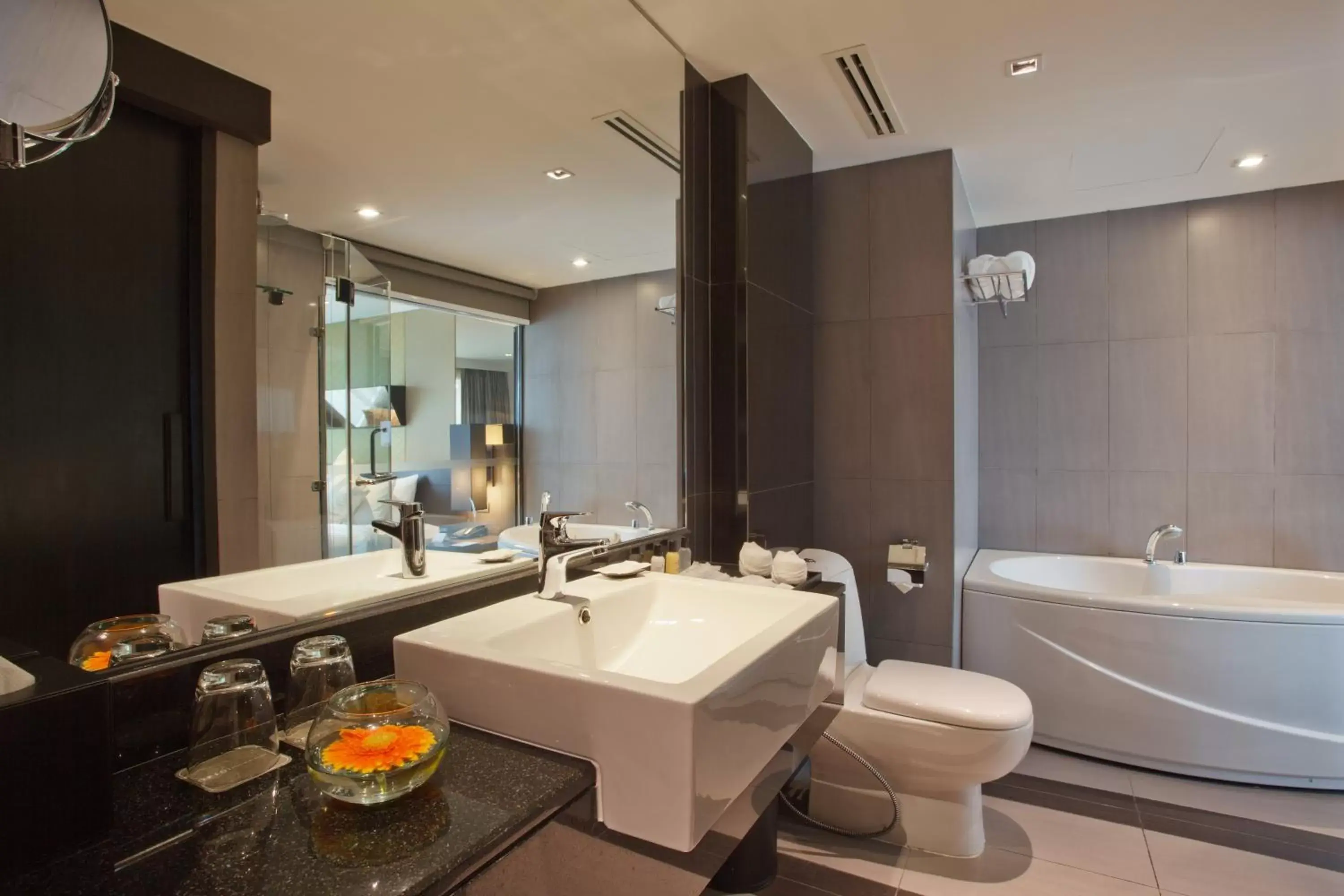 Bathroom in Golden Tulip Mandison Suites