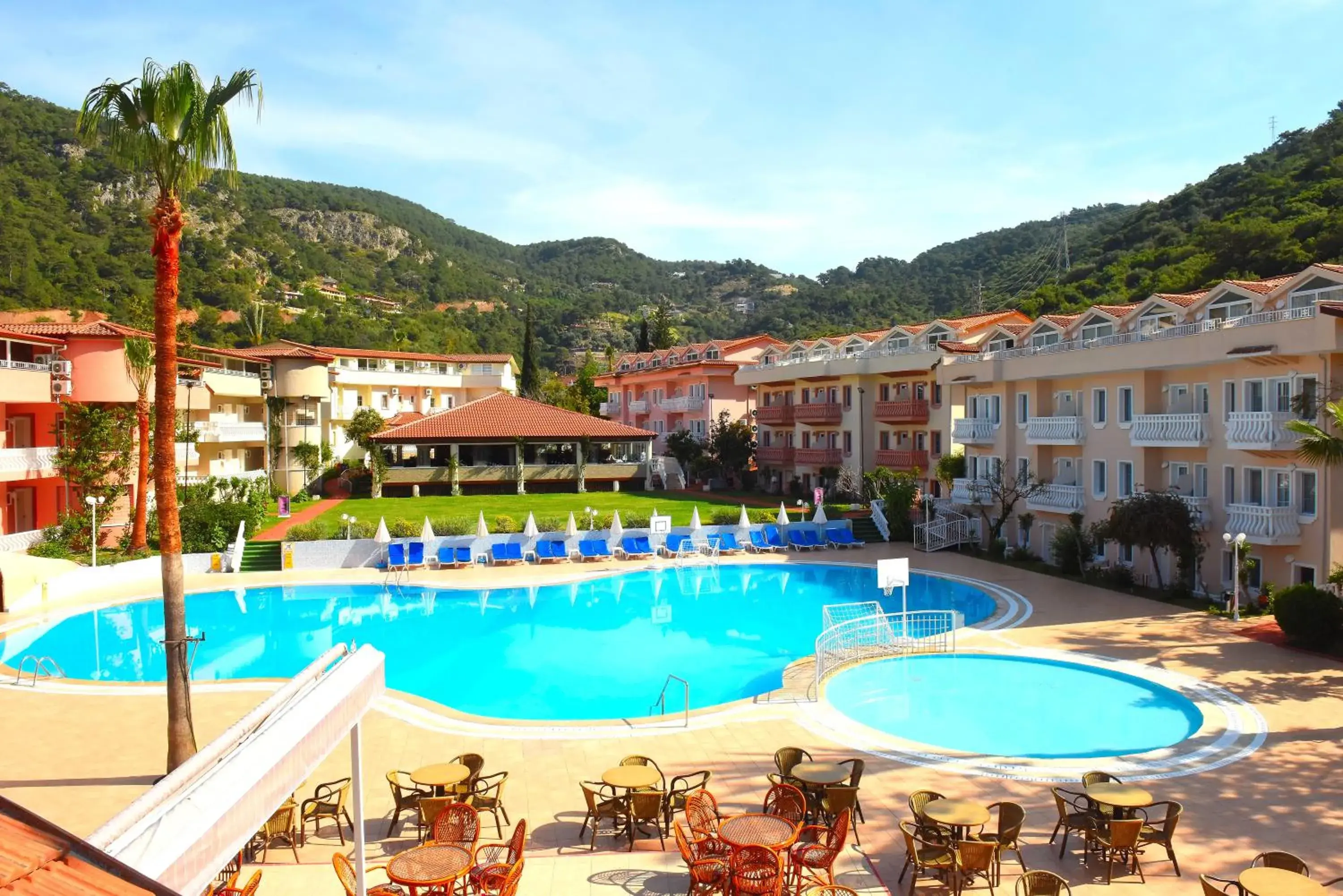 Bird's eye view in Oludeniz Turquoise Hotel