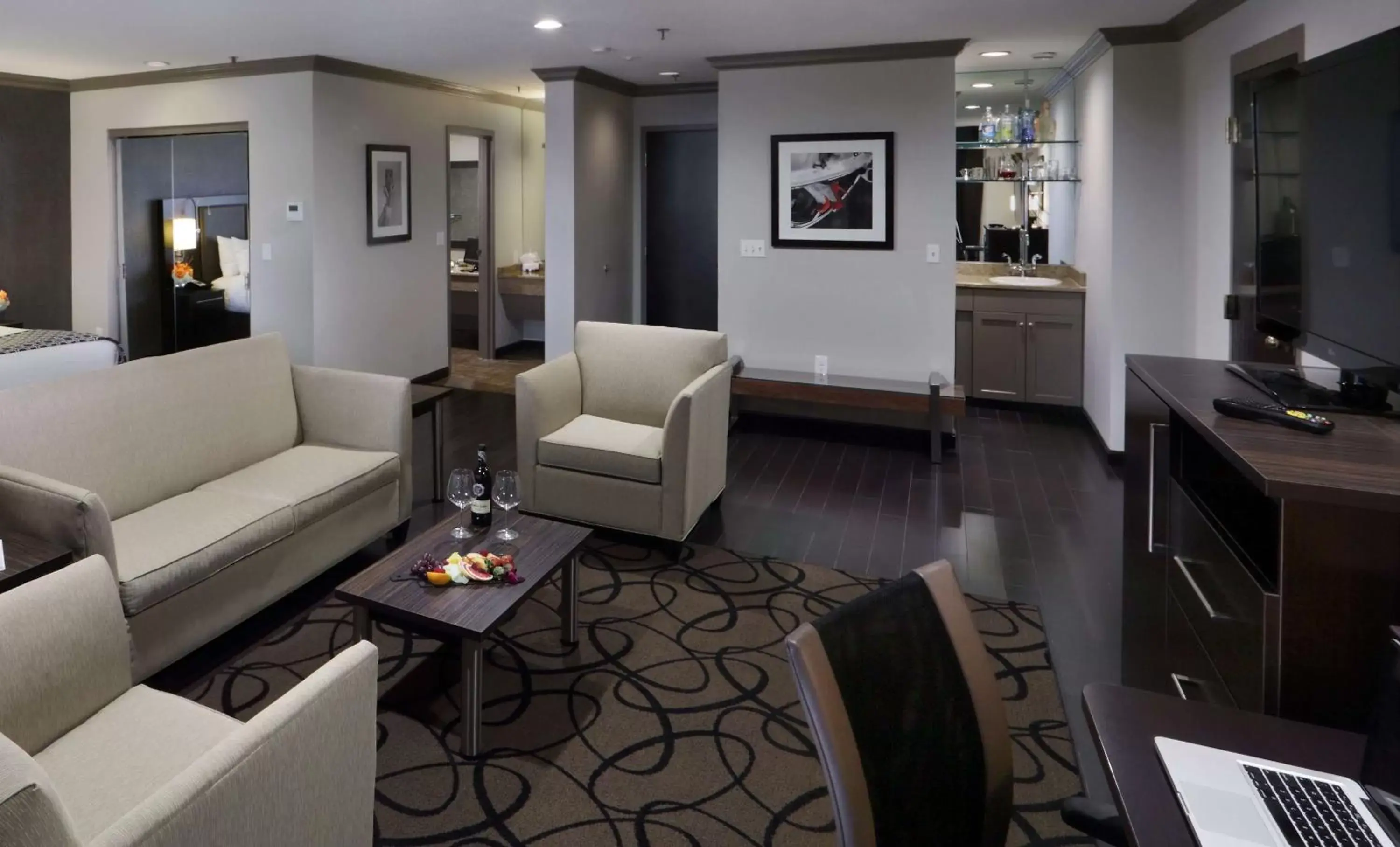 Living room, Seating Area in The Verve Boston Natick, Tapestry Collection by Hilton