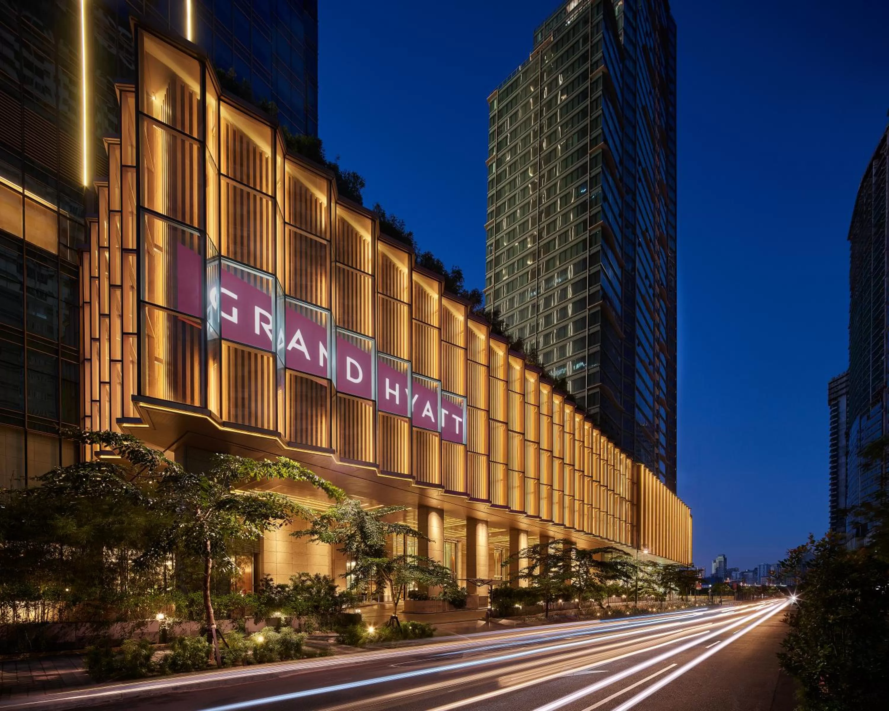 Facade/entrance in Grand Hyatt Manila
