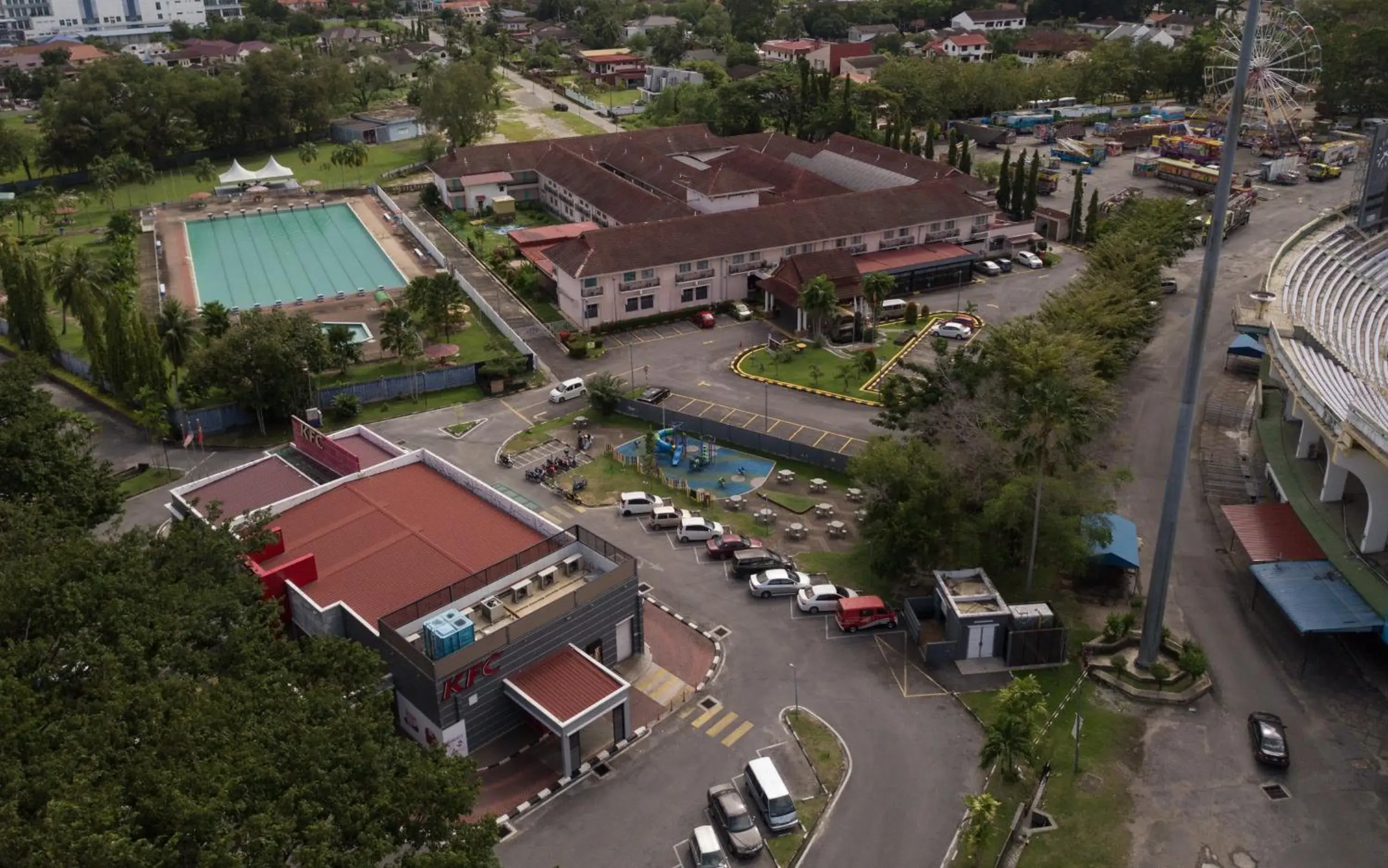 Bird's eye view, Bird's-eye View in Hotel Seri Malaysia Alor Setar