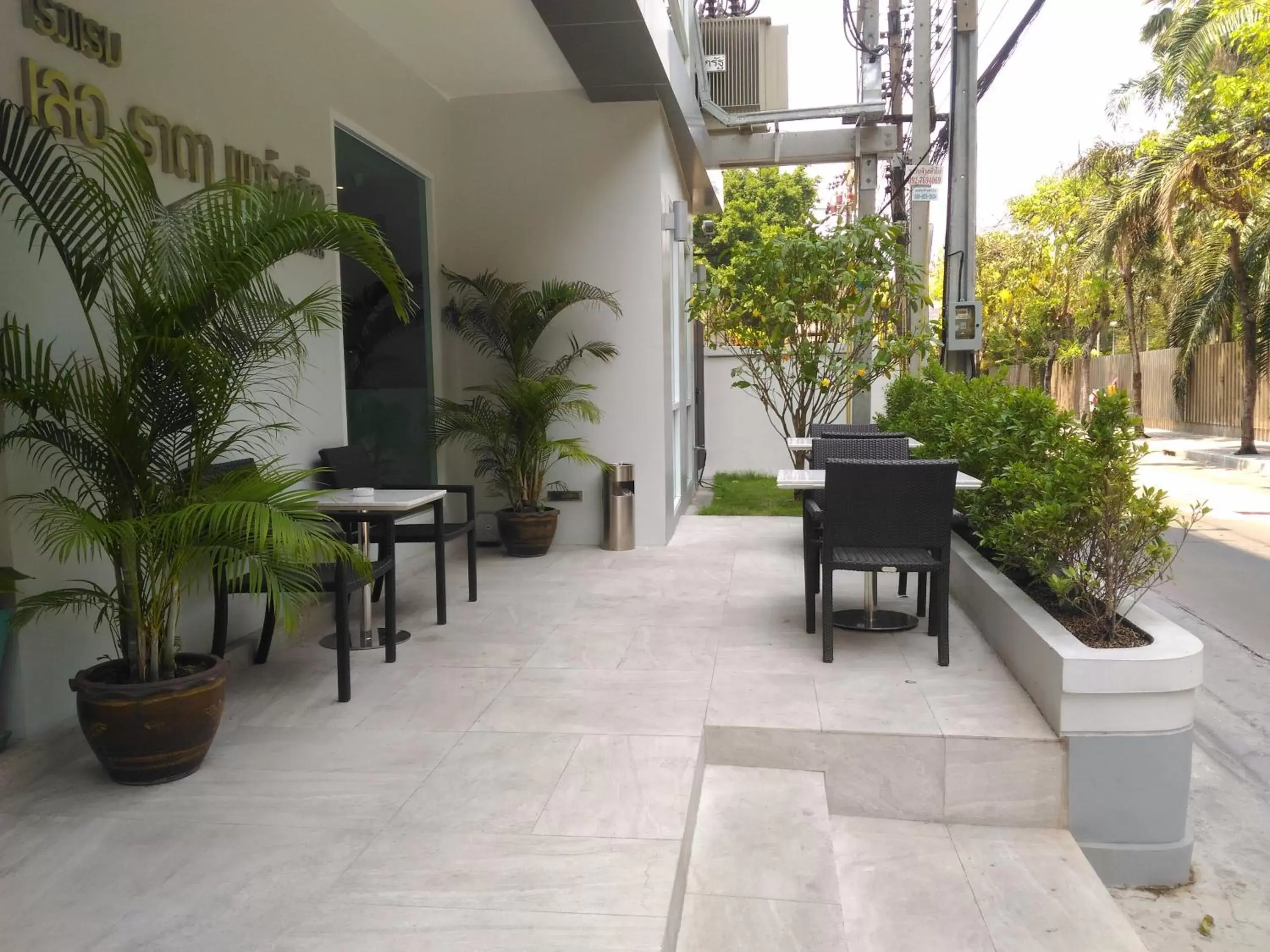 Garden view in Le Tada Residence Garden view in Le Tada Residence