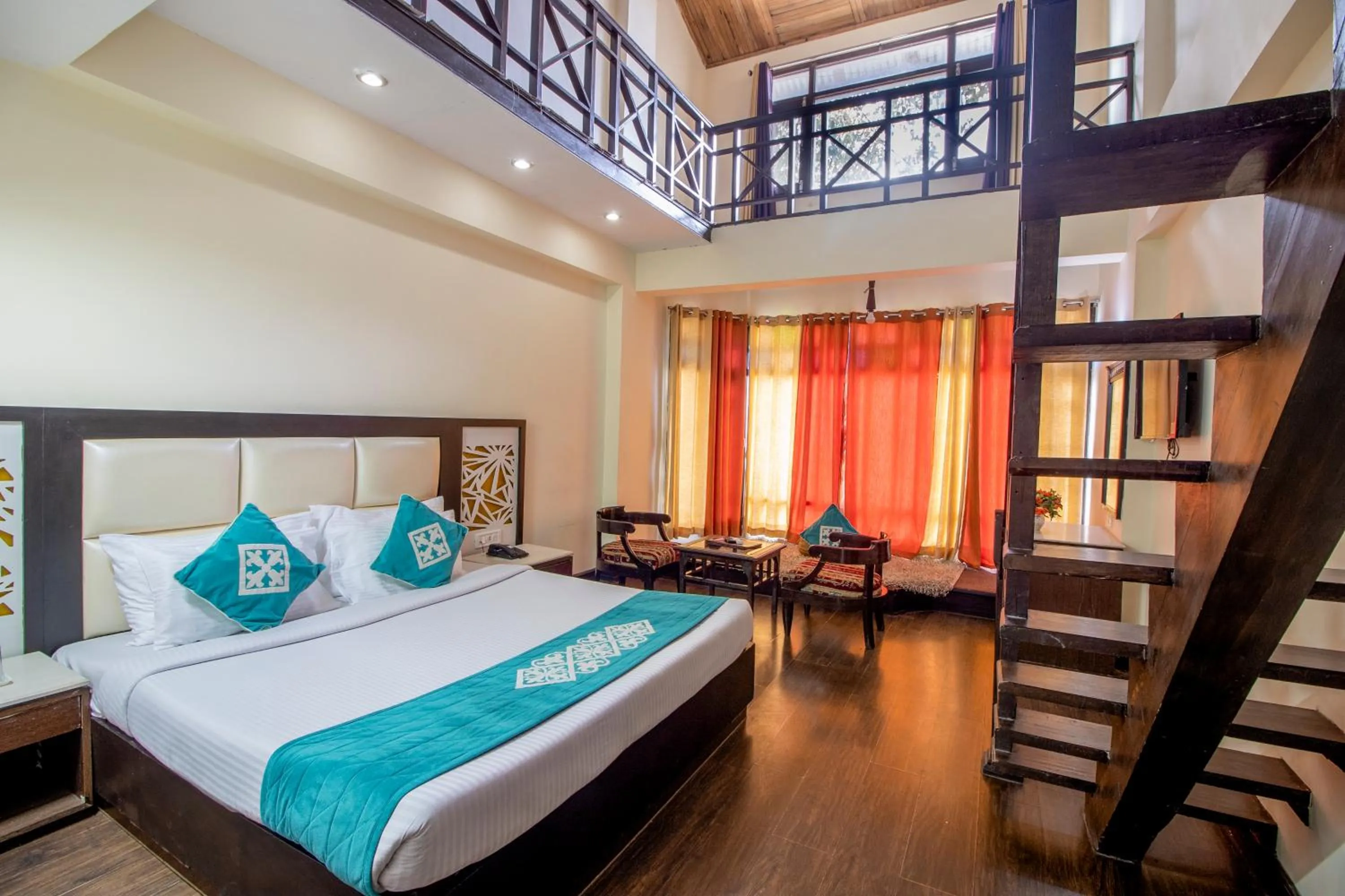 Bed in Snow Valley Resorts Dalhousie