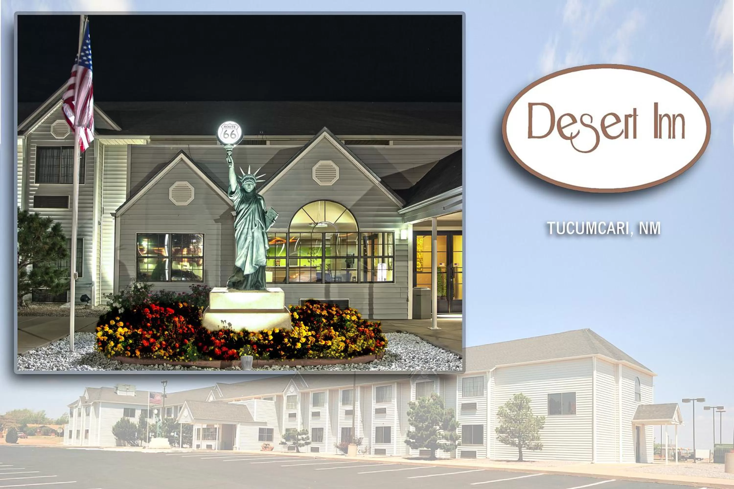 Nearby landmark, Property Logo/Sign in Desert Inn Tucumcari