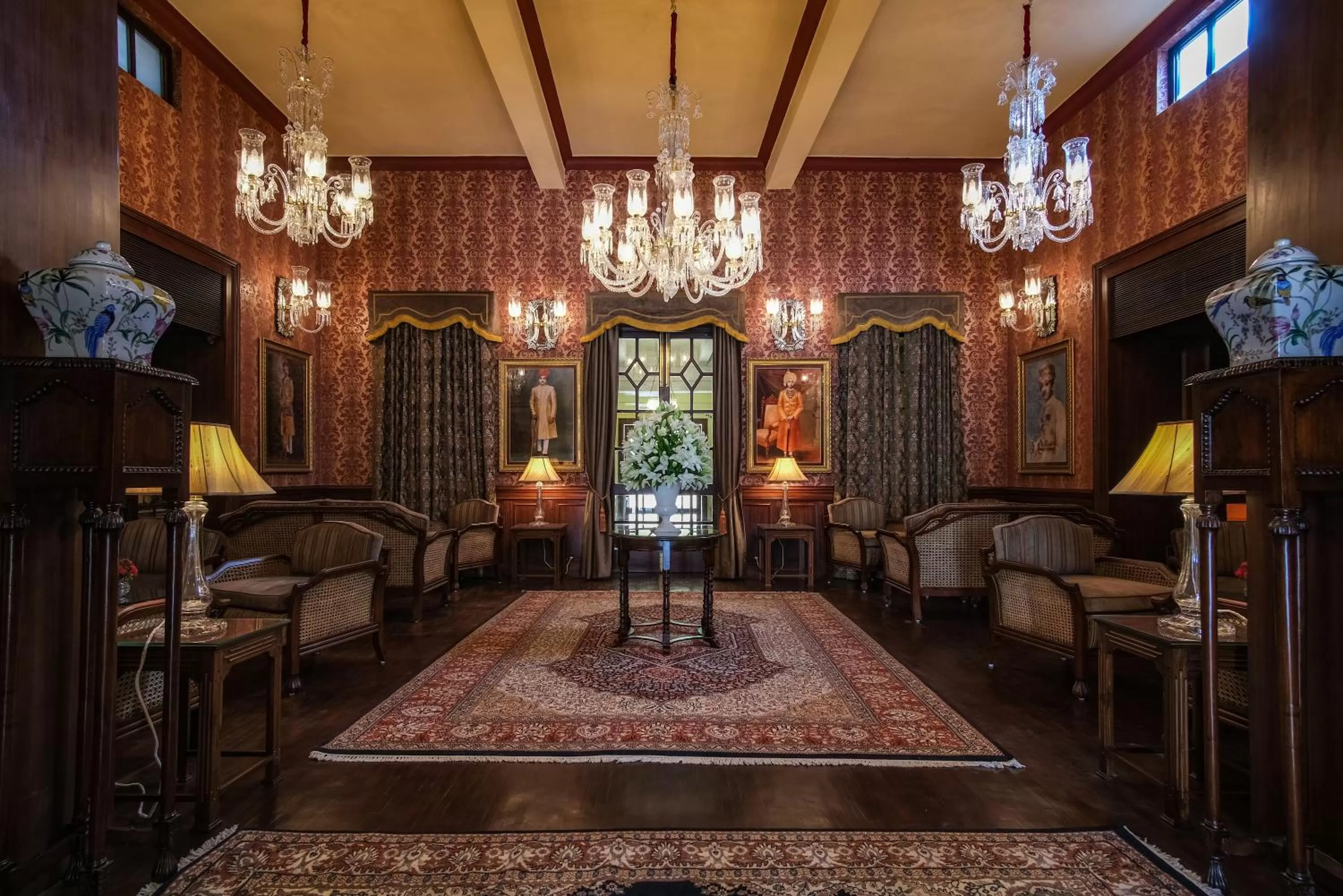 Lobby or reception in Ajit Bhawan - A Palace Resort