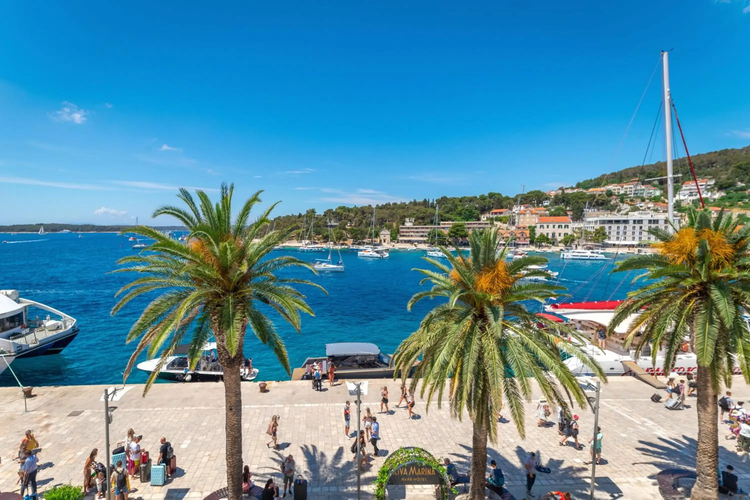 View (from property/room), Beach in Riva Marina Hvar Hotel