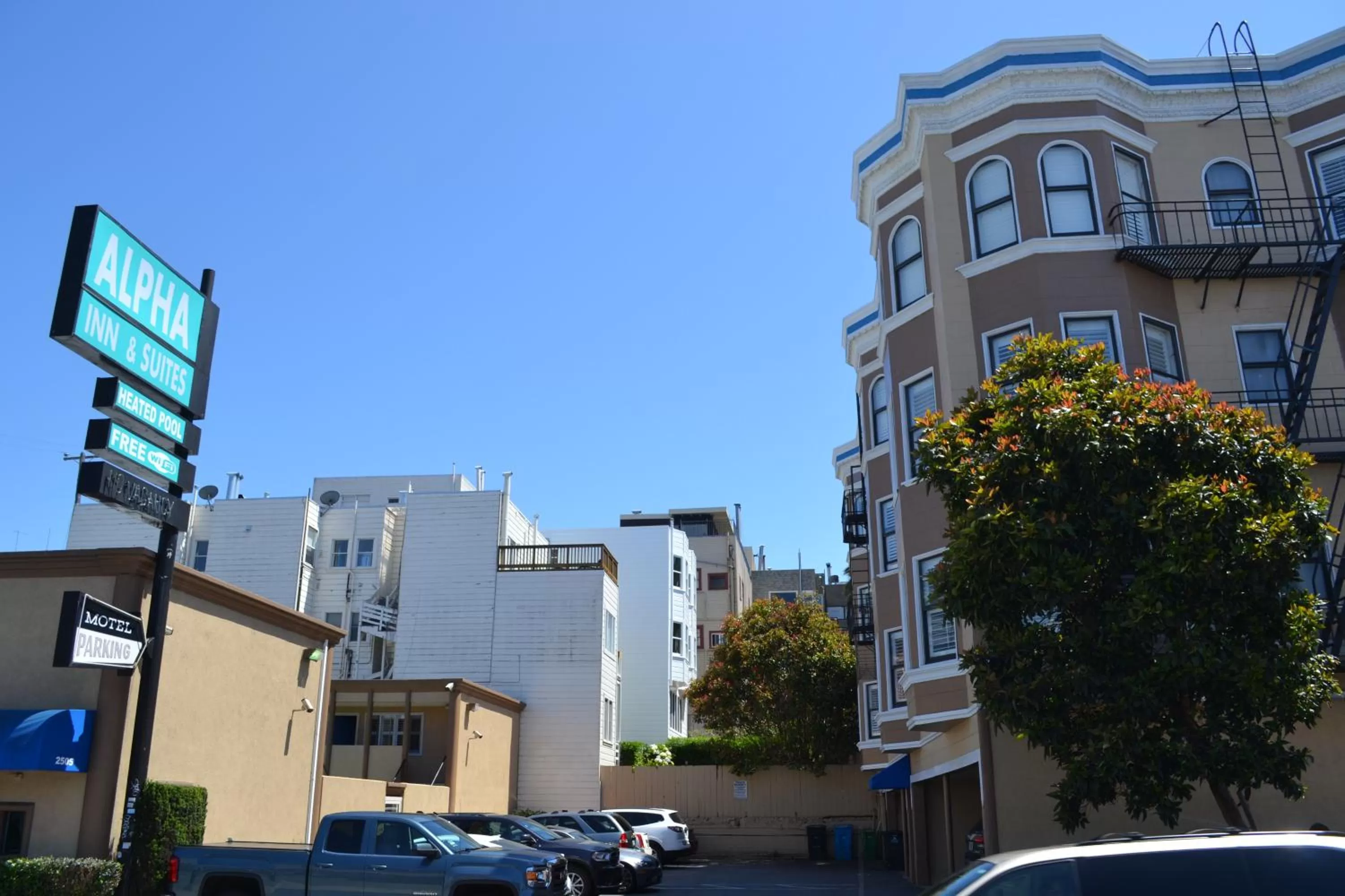 Property building in Alpha Inn and Suites