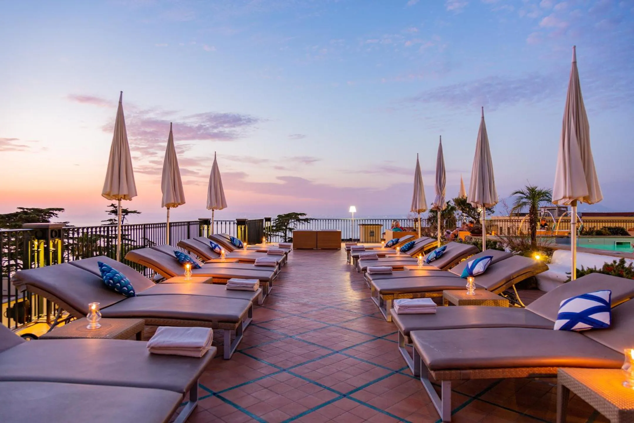 Swimming pool in Grand Hotel La Favorita