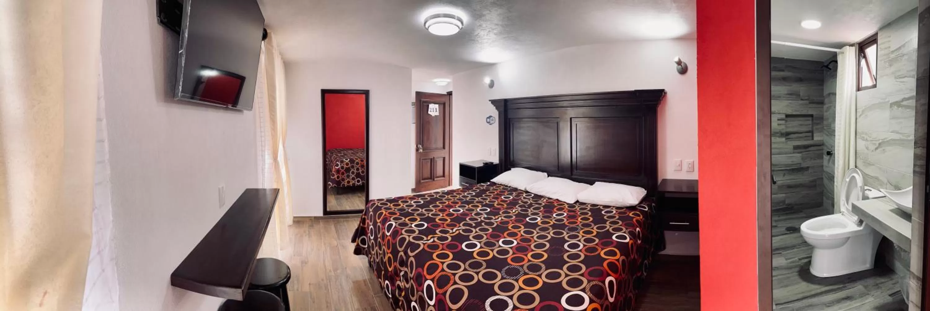 Photo of the whole room, Bed in HOTEL LA GRAN MANZANA