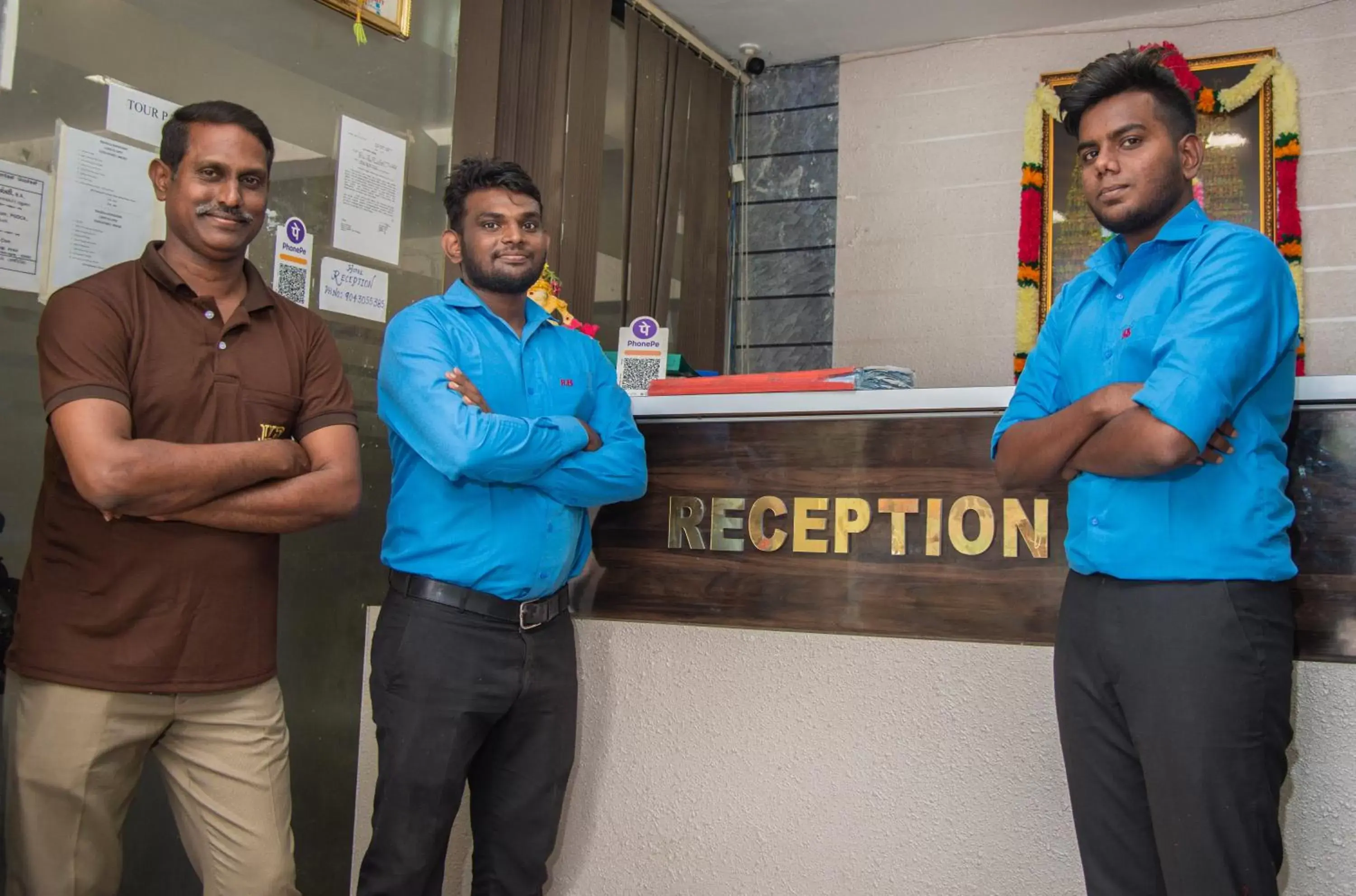 Lobby or reception in HOTEL BOOPATHI Madurai