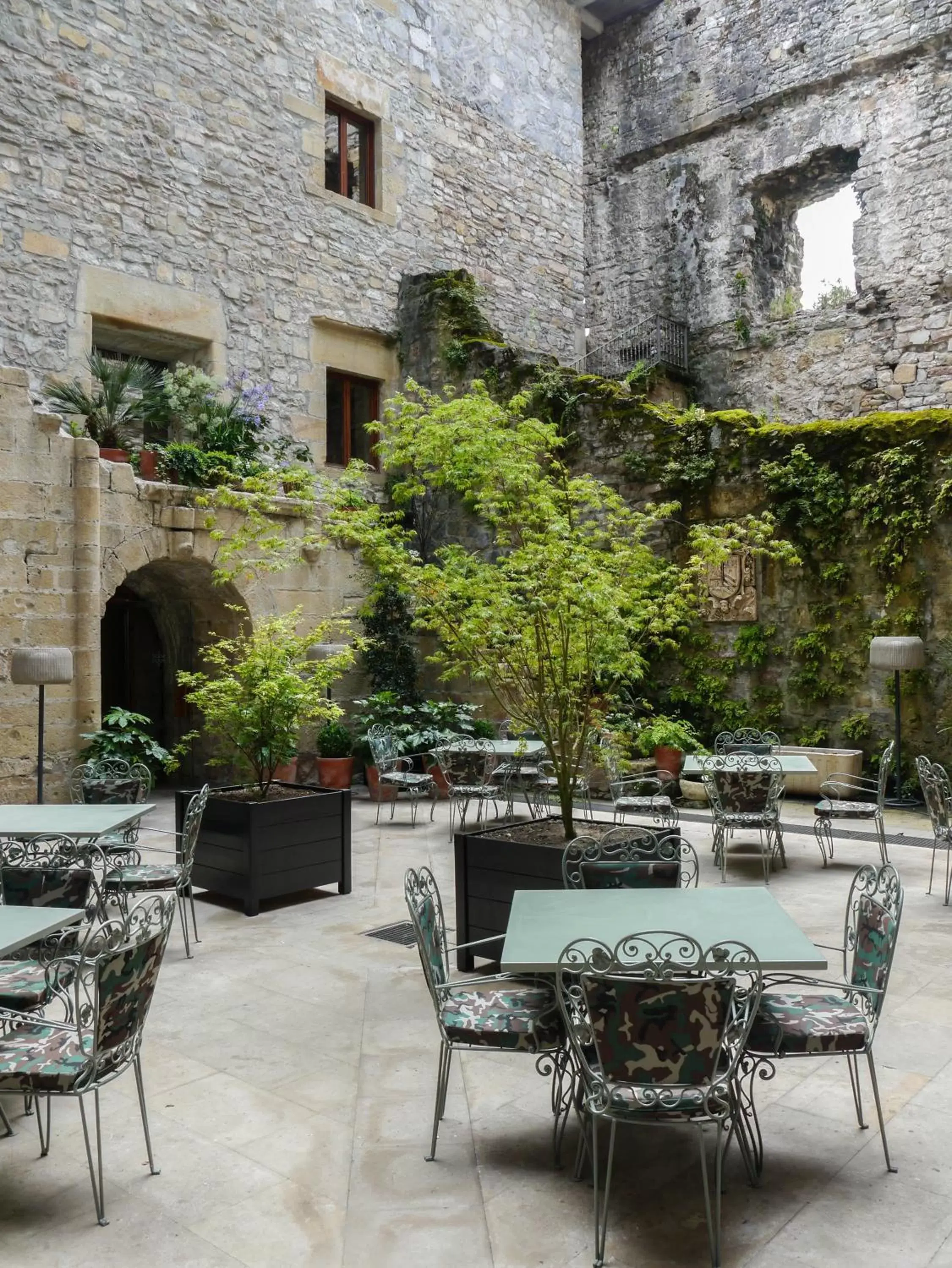 Garden in Parador de Hondarribia