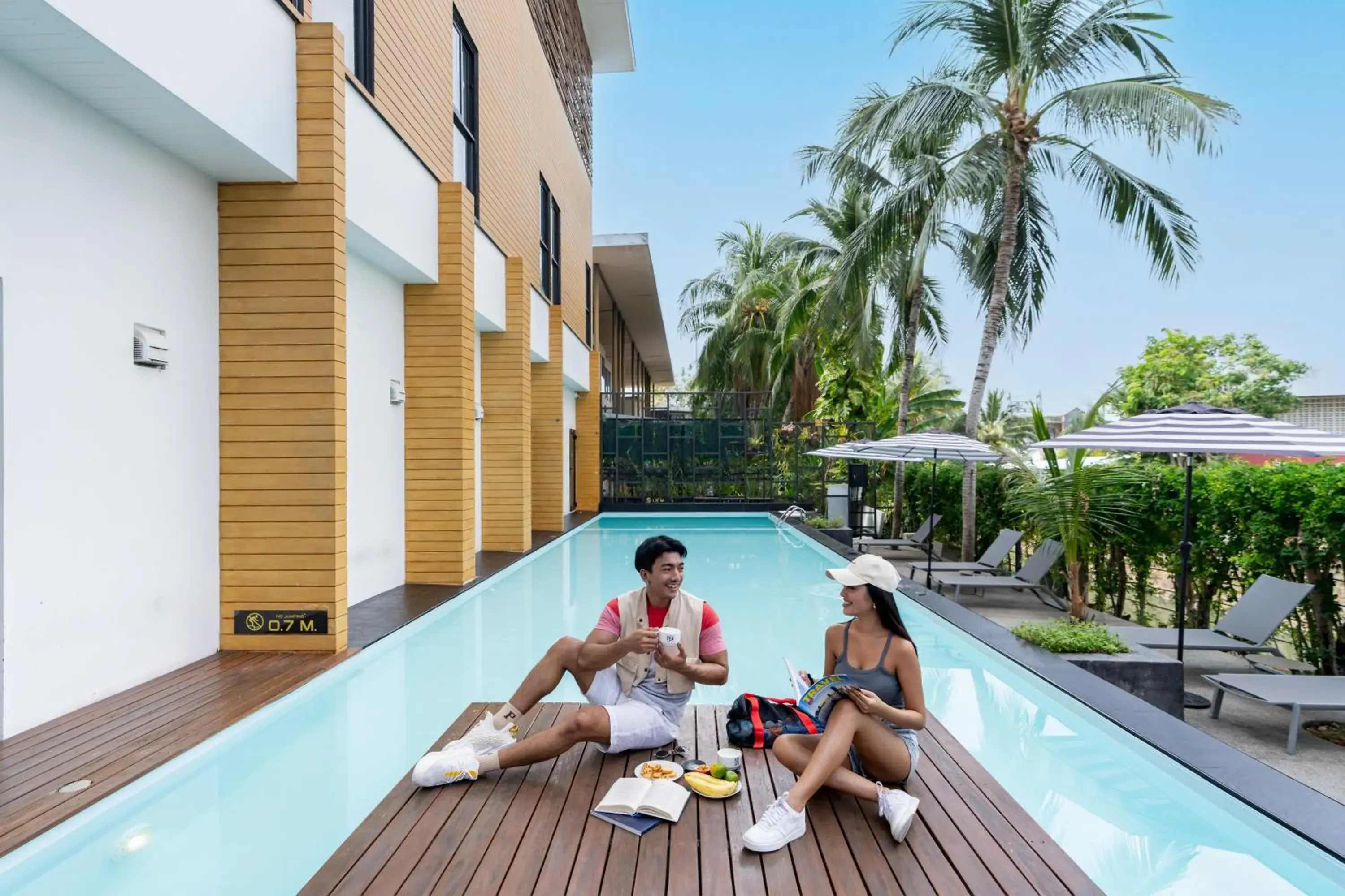 Pool view in Book a Bed Poshtel - SHA Plus Pool view in Book a Bed Poshtel - SHA Plus