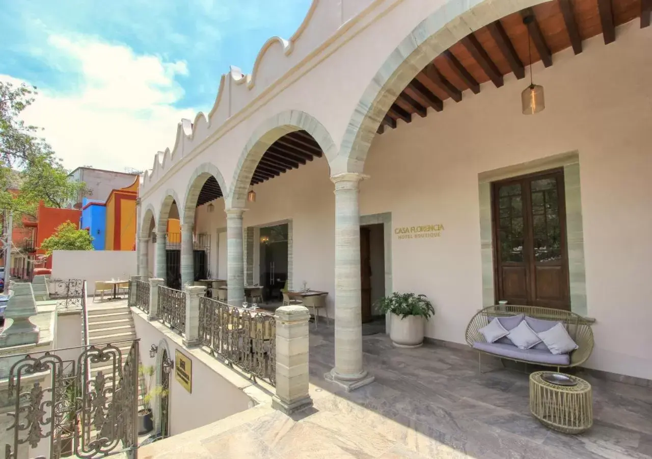 Balcony/Terrace in Casa Florencia Hotel Boutique