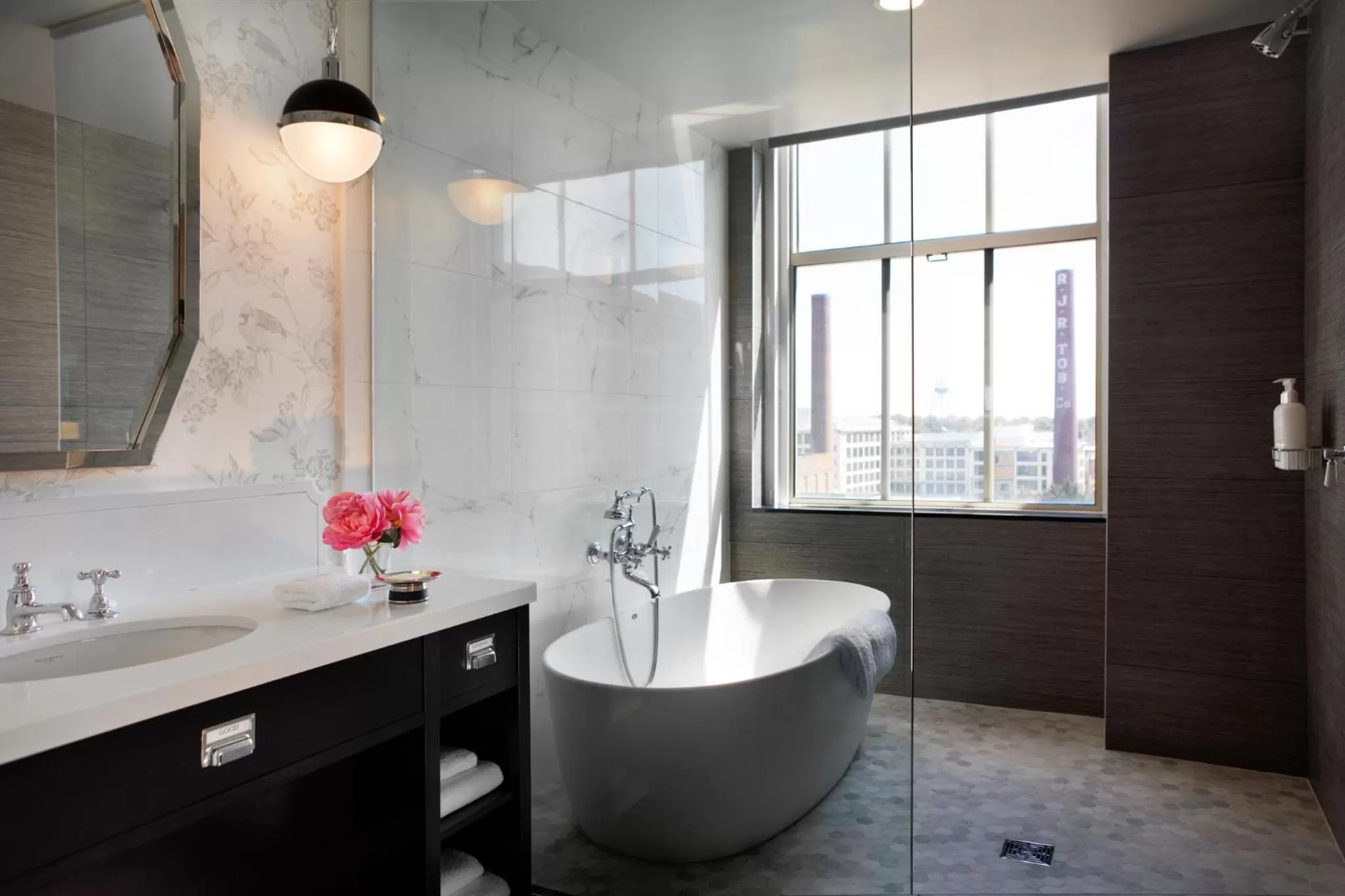Bathroom in Kimpton Cardinal Hotel by IHG
