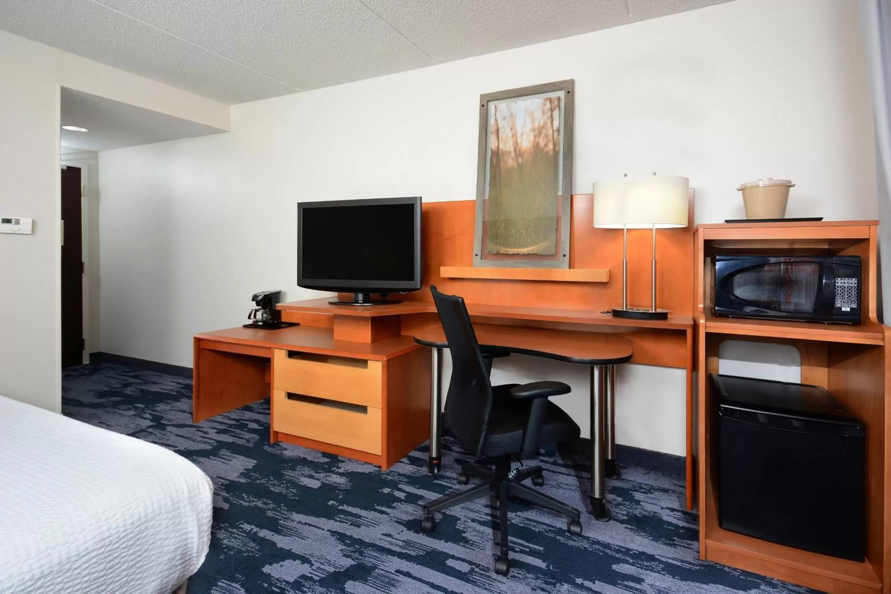 Photo of the whole room, TV/Entertainment Center in Fairfield Inn & Suites by Marriott Charlottesville North