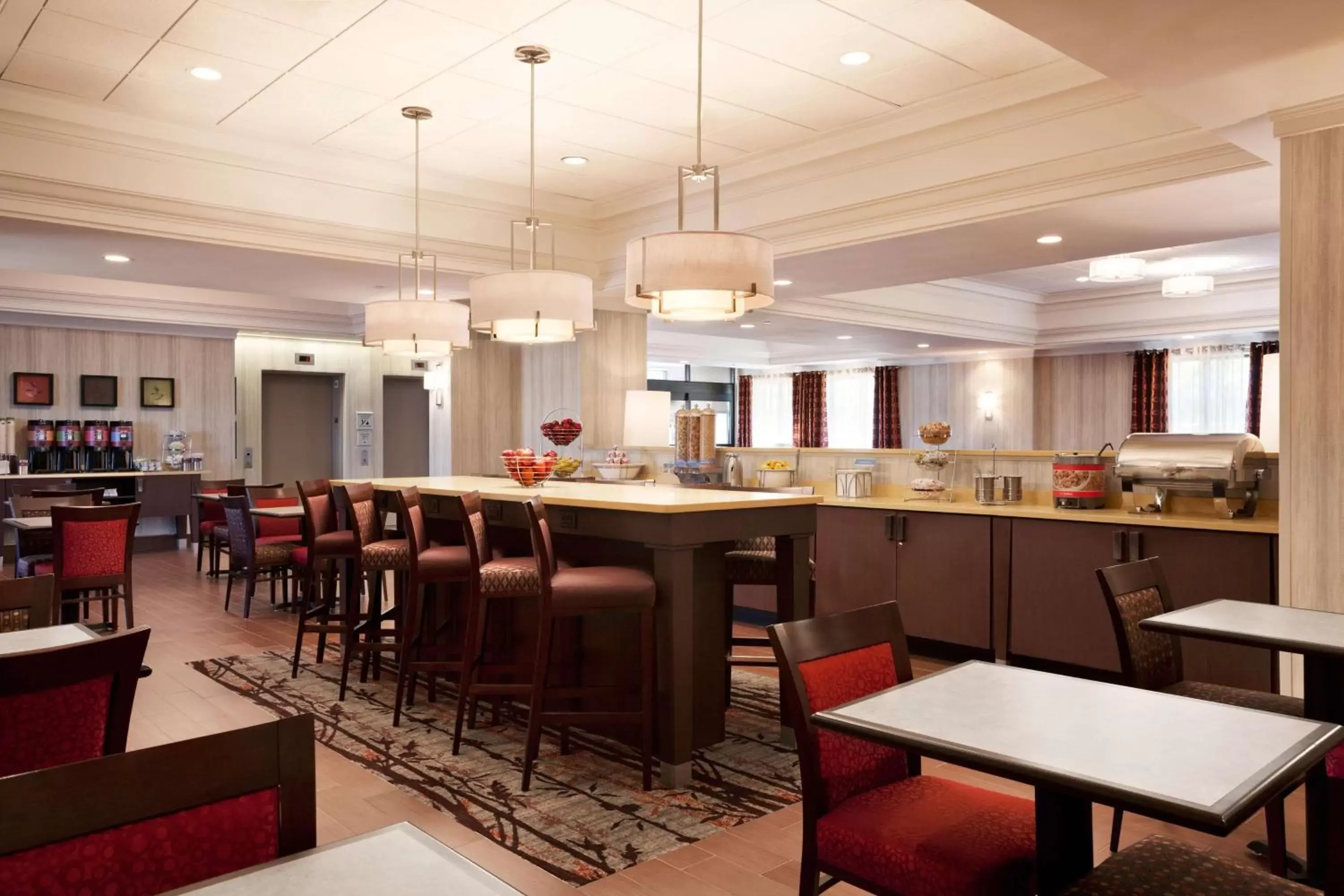 Dining area, Restaurant/Places to Eat in Hampton Inn by Hilton Boston/Cambridge