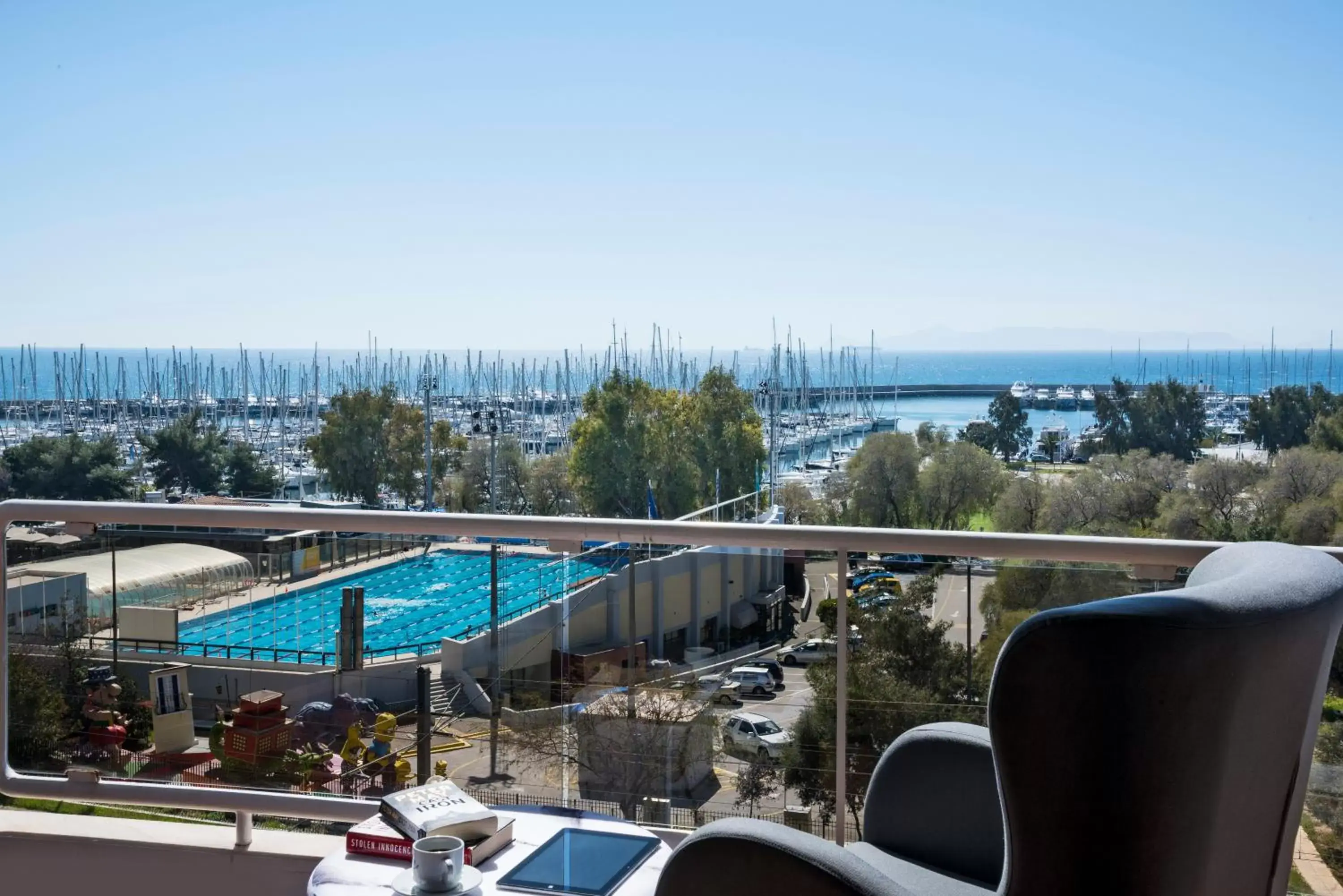Nearby landmark, Pool View in Marina Alimos Hotel Apartments