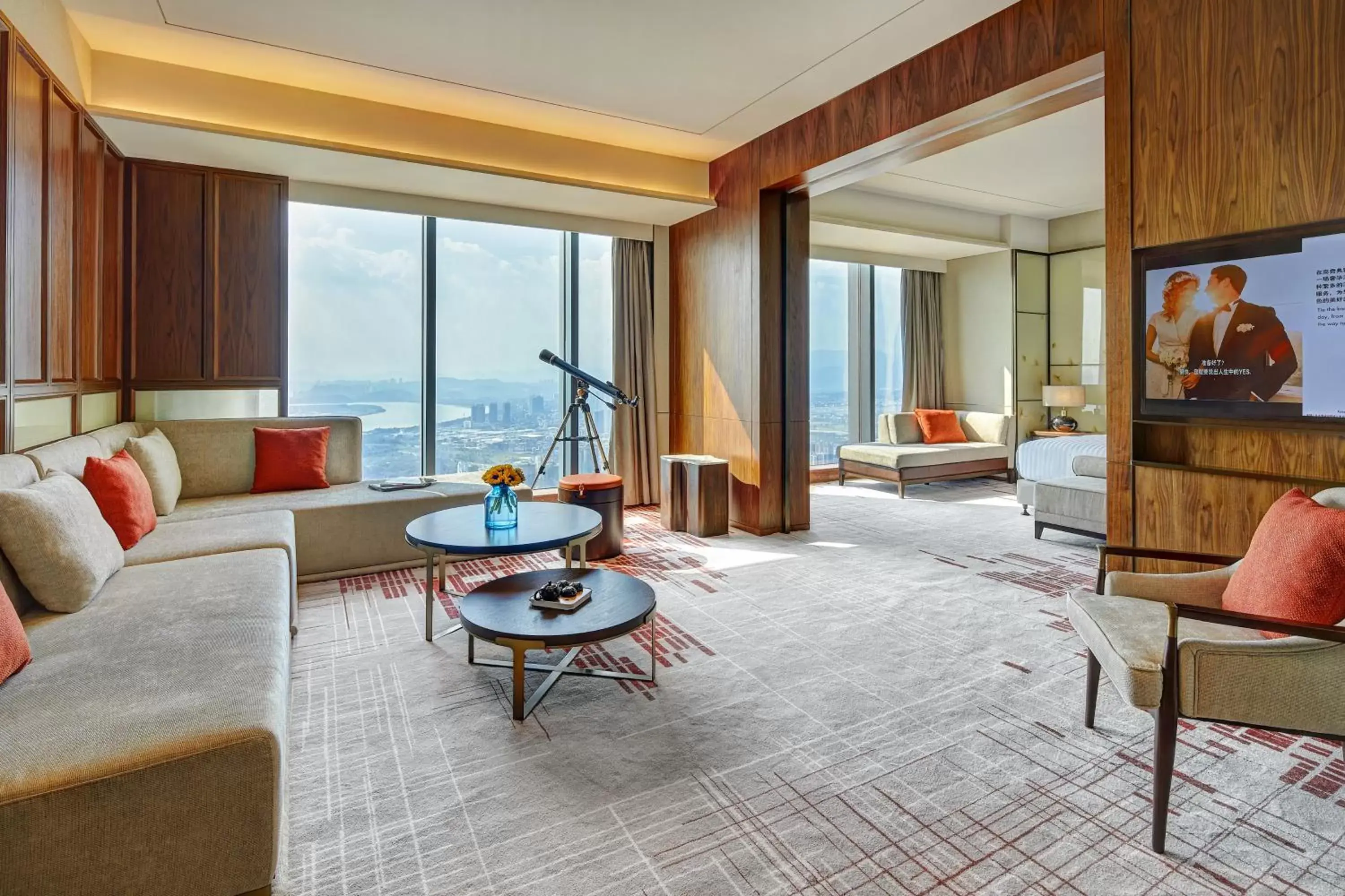 Living room, Seating Area in Pullman Huizhou Kaisa