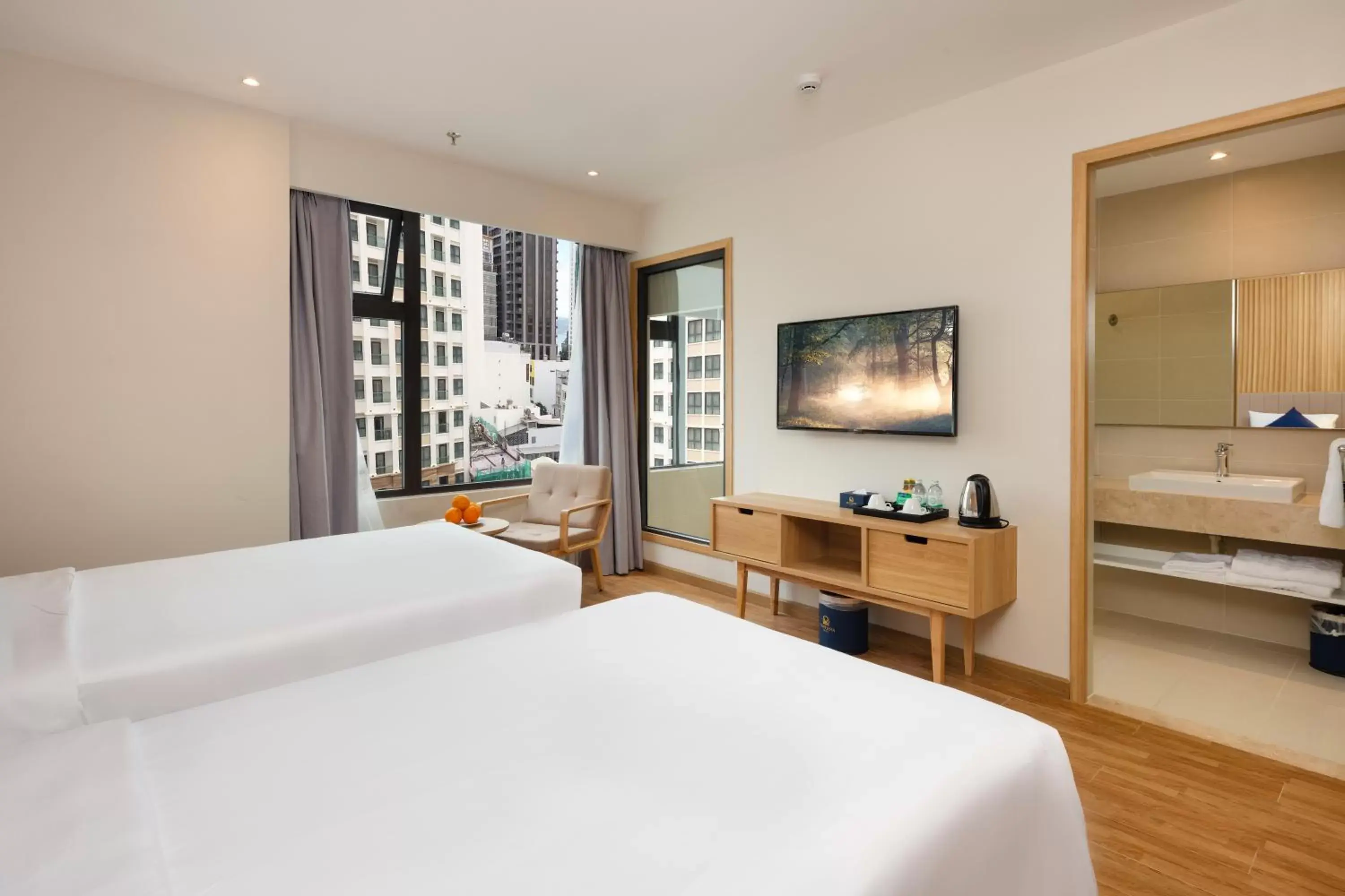 Bed in VENTANA NHA TRANG HOTEL Bed in VENTANA NHA TRANG HOTEL