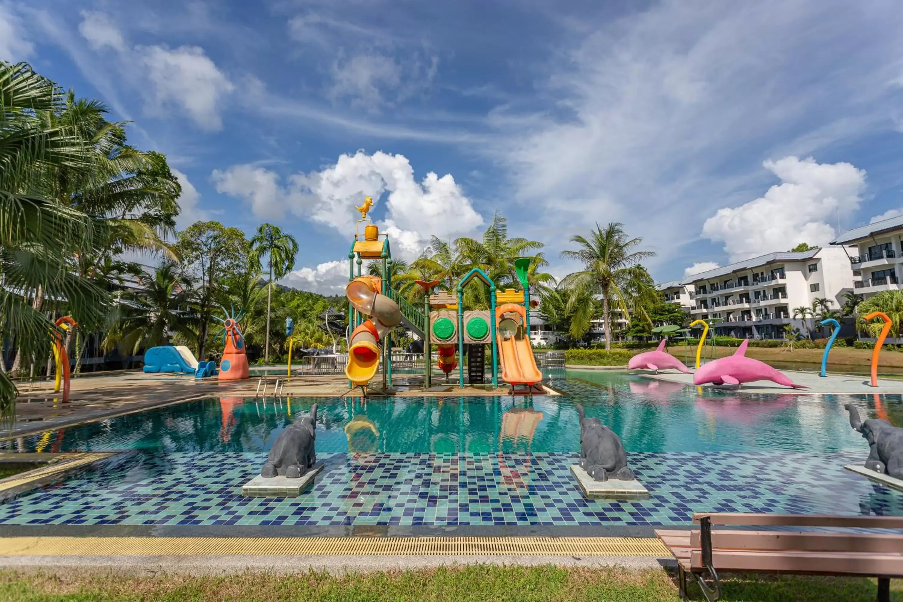 Natural landscape, Swimming Pool in Khaolak Emerald Surf Beach Resort and Spa - SHA Extra Plus