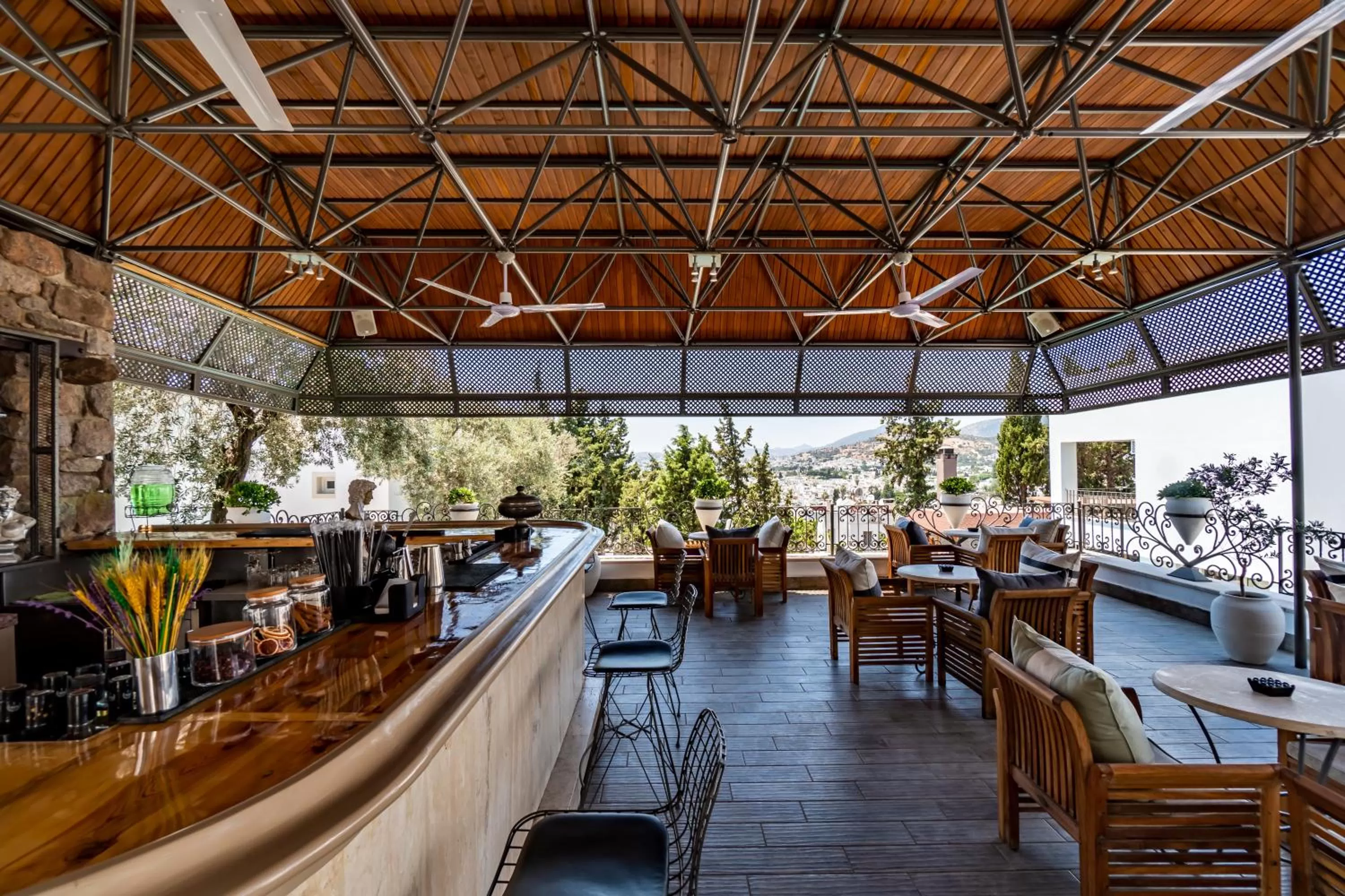 Lounge or bar in Manzara Boutique Hotel - Adults Only