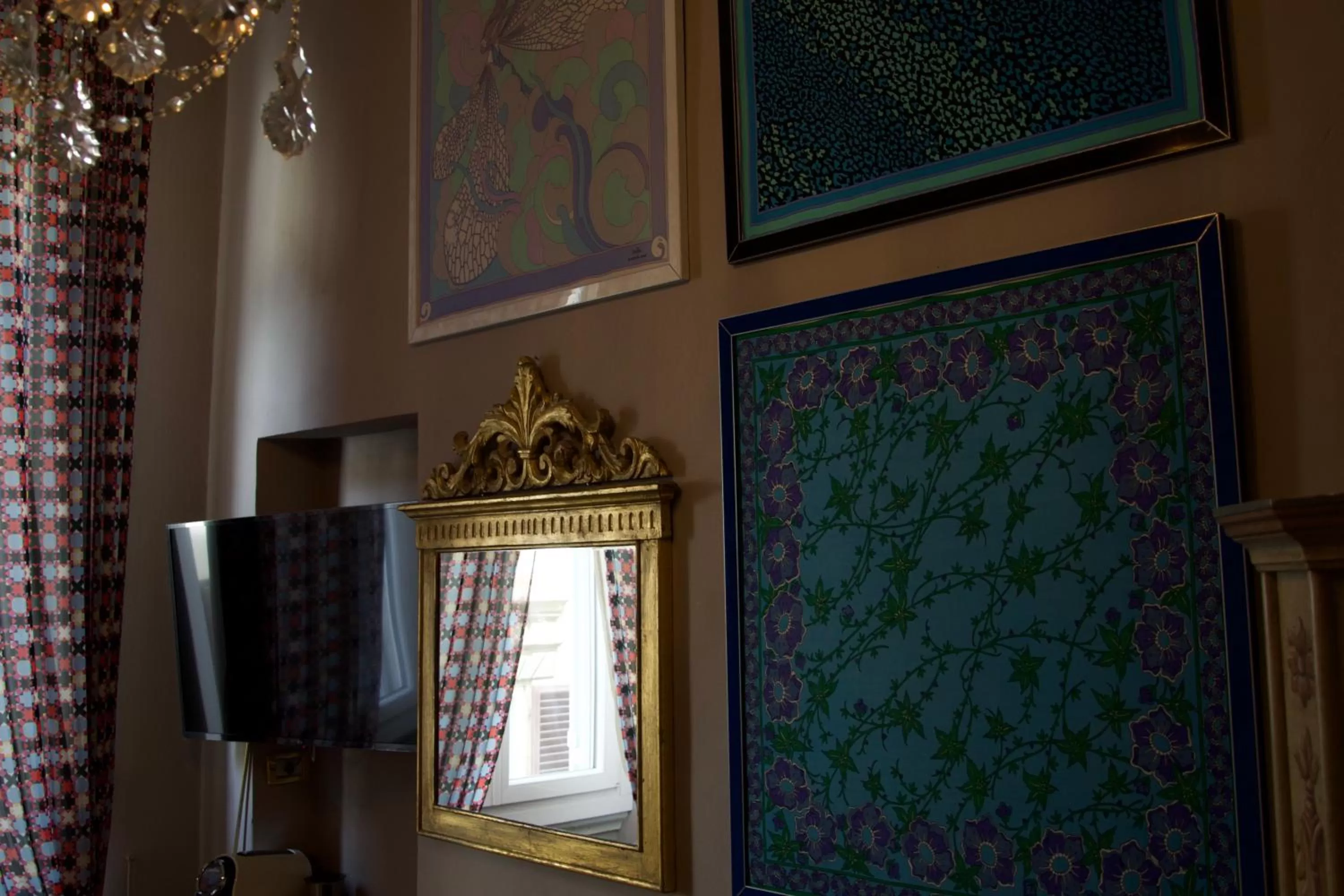 Decorative detail in Residenza Vespucci