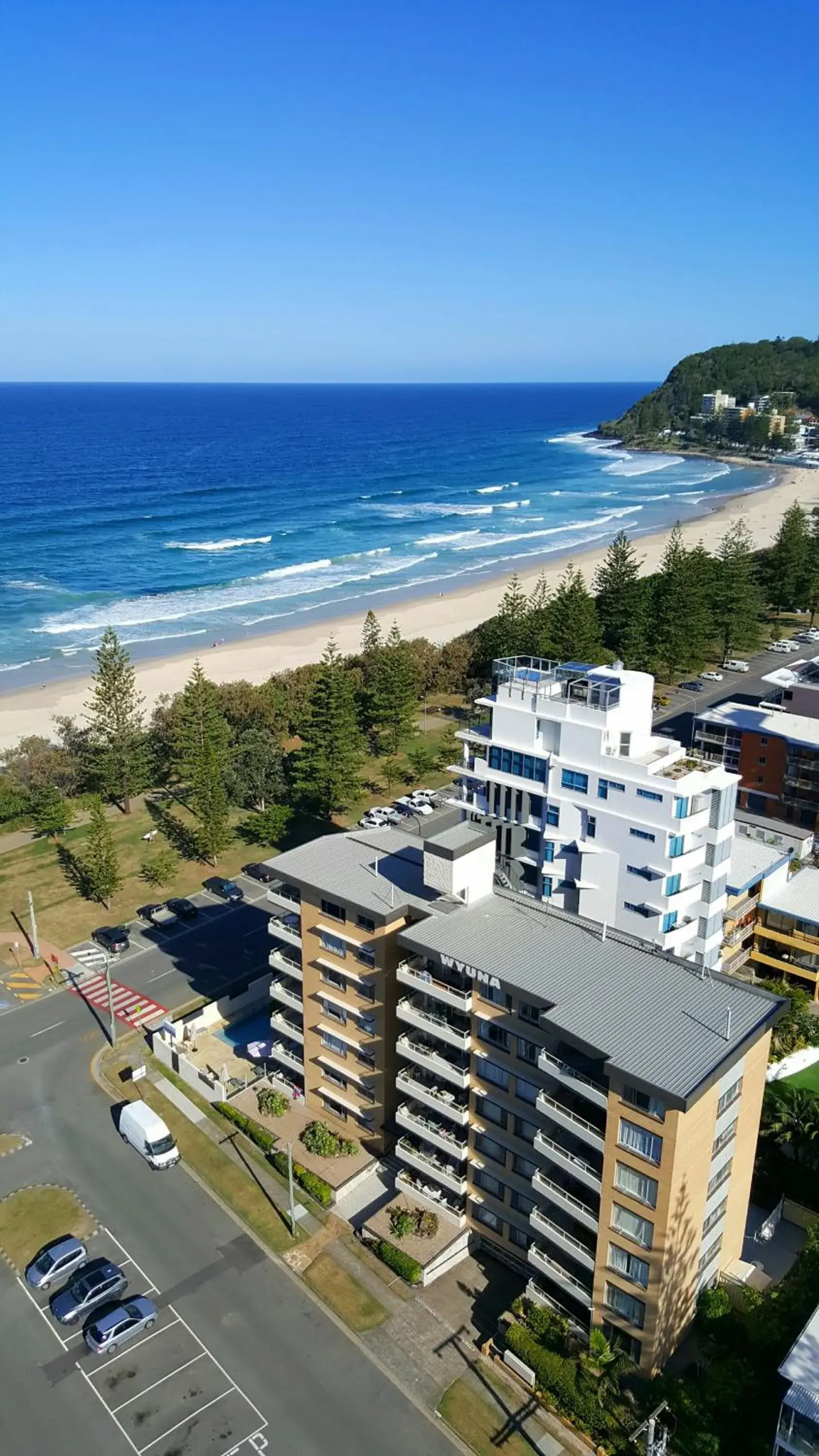 Property building, Bird's-eye View in Wyuna Beachfront Holiday Apartments