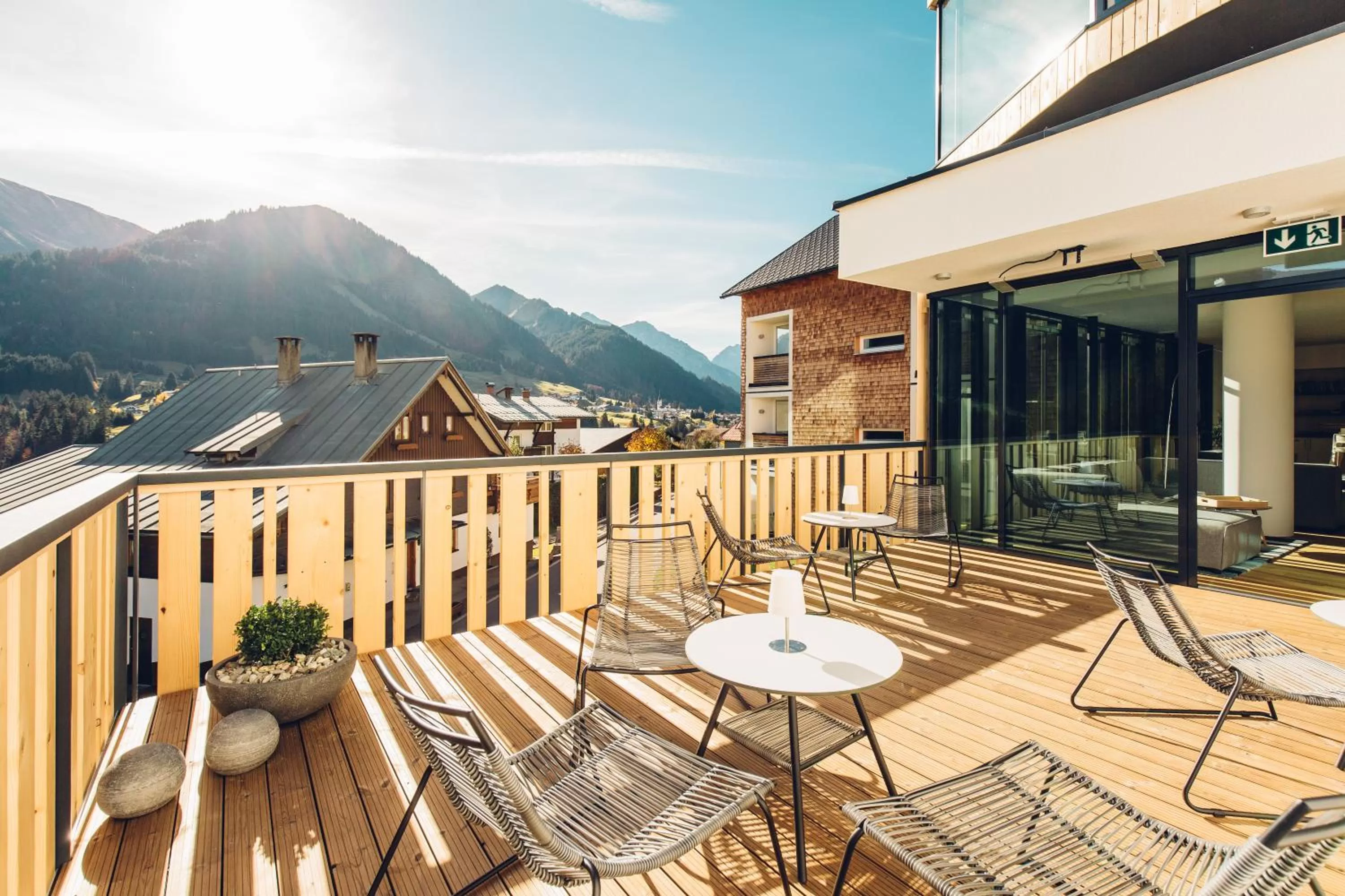 Balcony/Terrace in Genuss- & Aktivhotel Sonnenburg