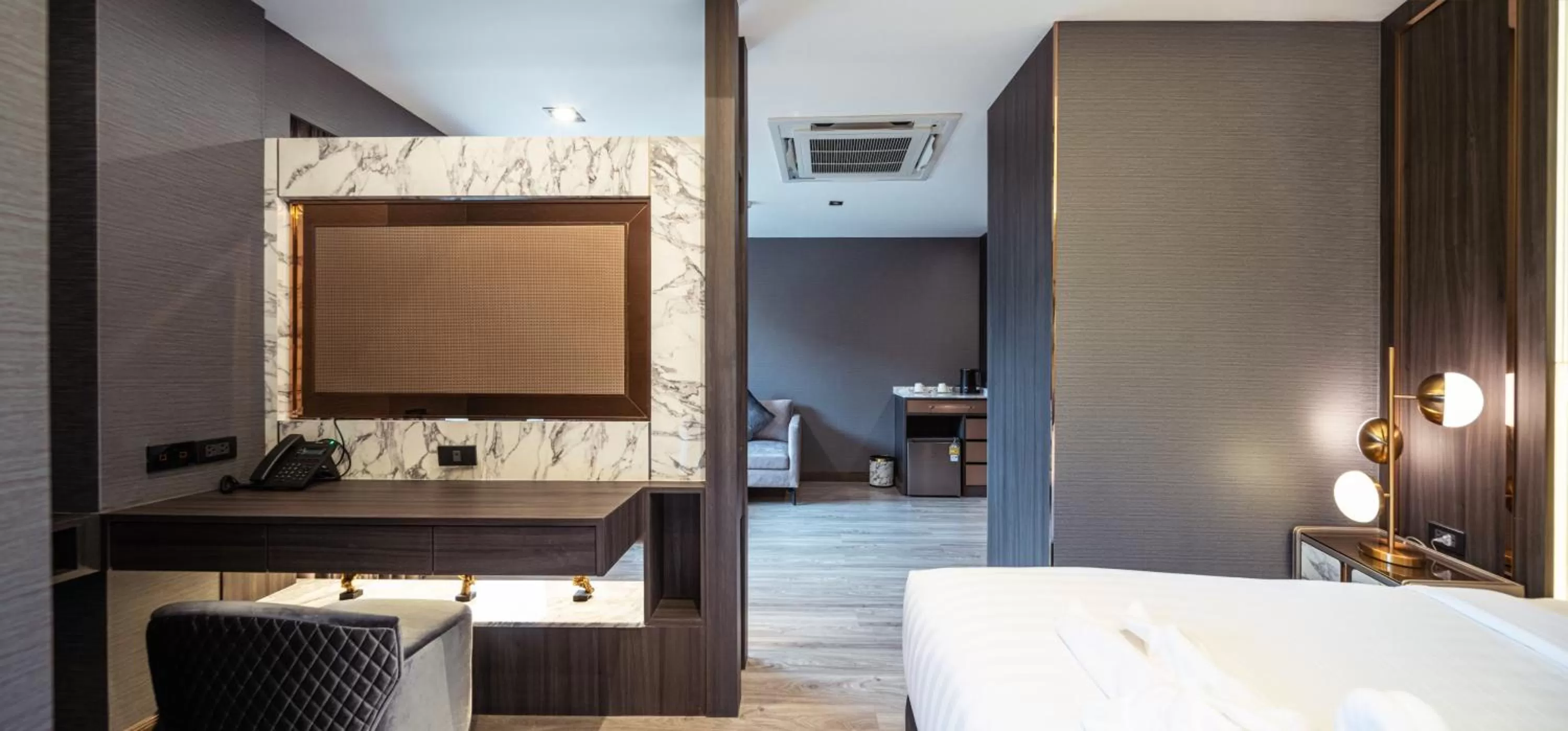 Photo of the whole room, Bed in The One Smart Living