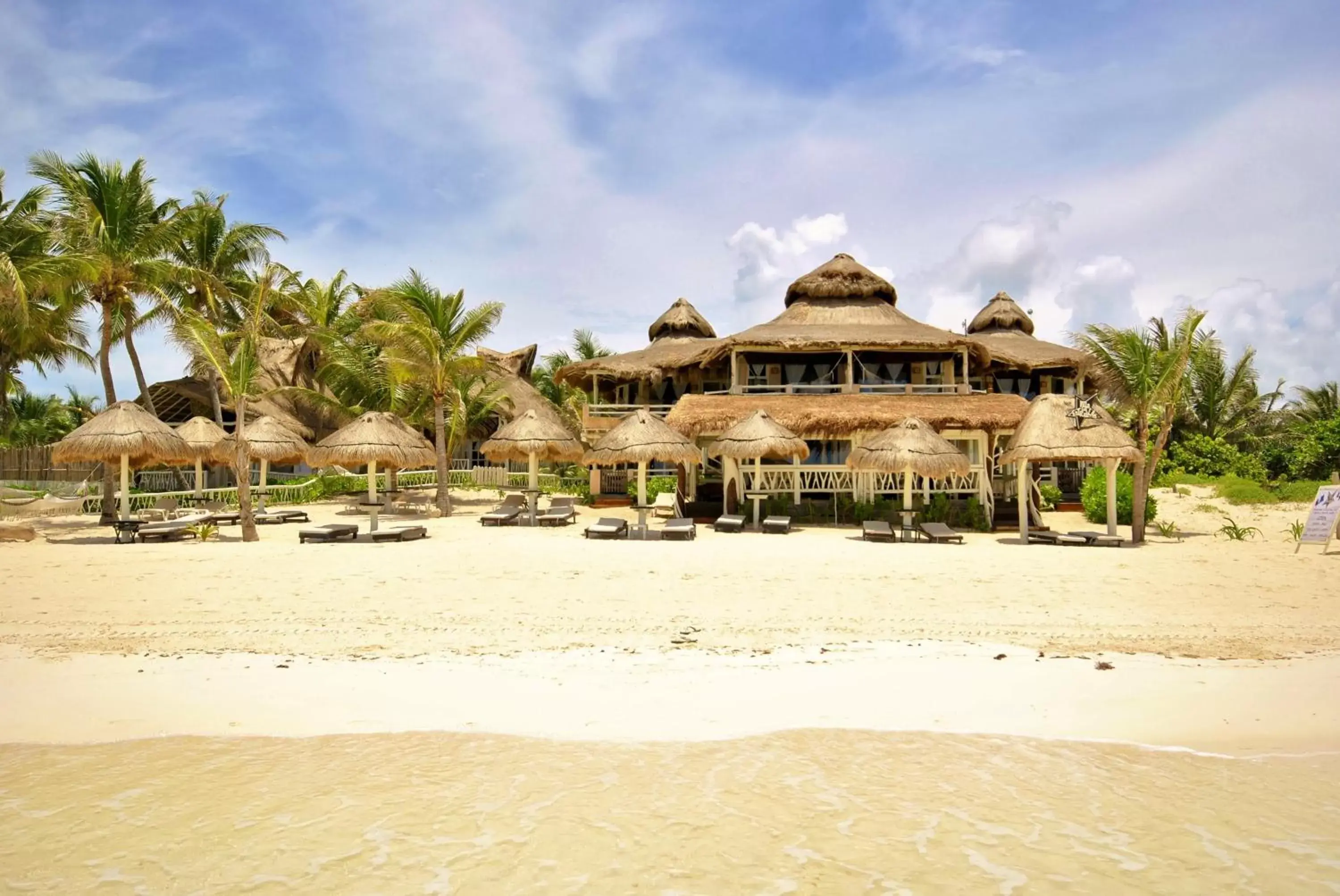 Beach, Property Building in Villa Las Estrellas Tulum - located at the party zone