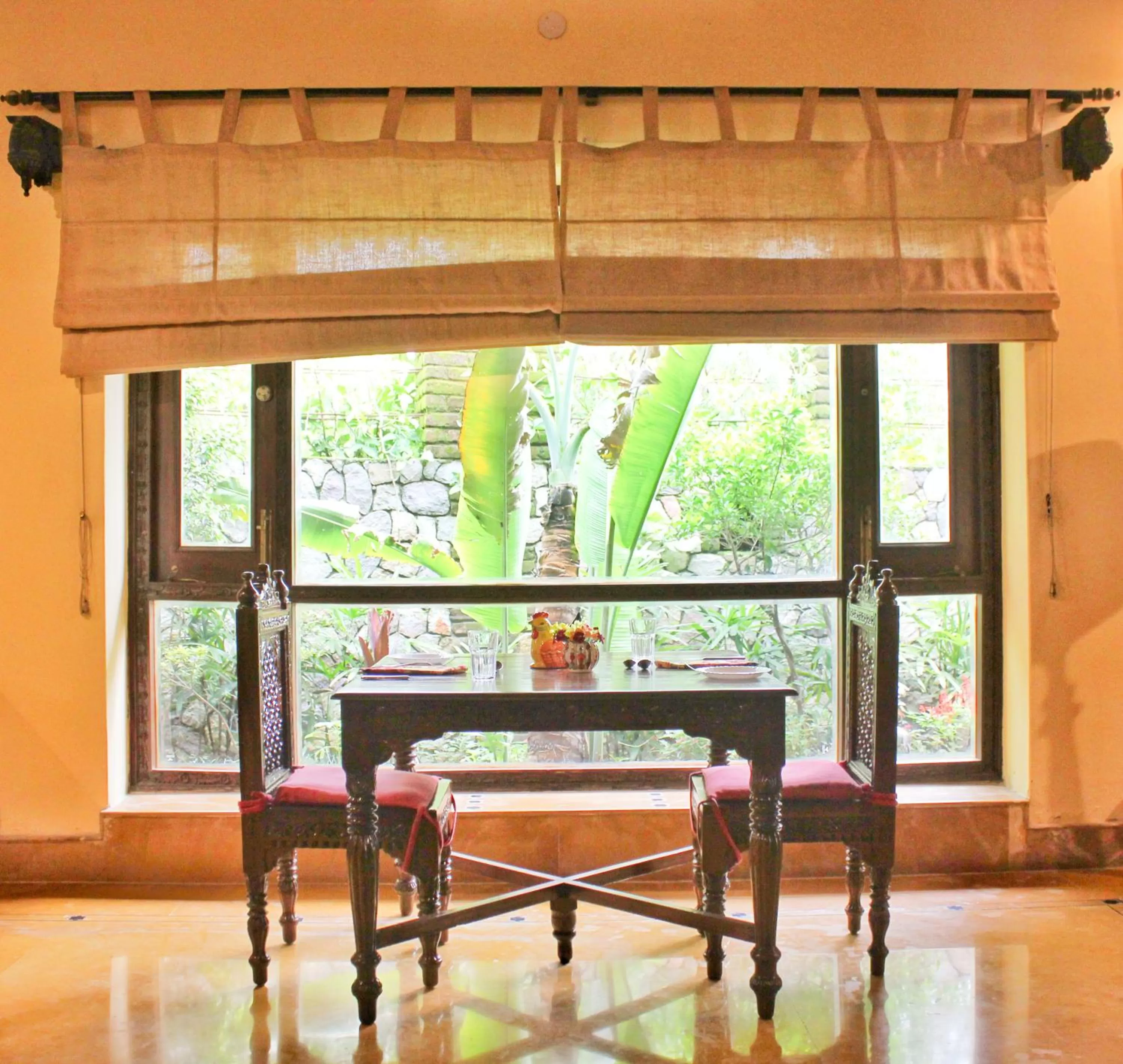 Dining area in Tree of Life Resort Dehradun Foothills