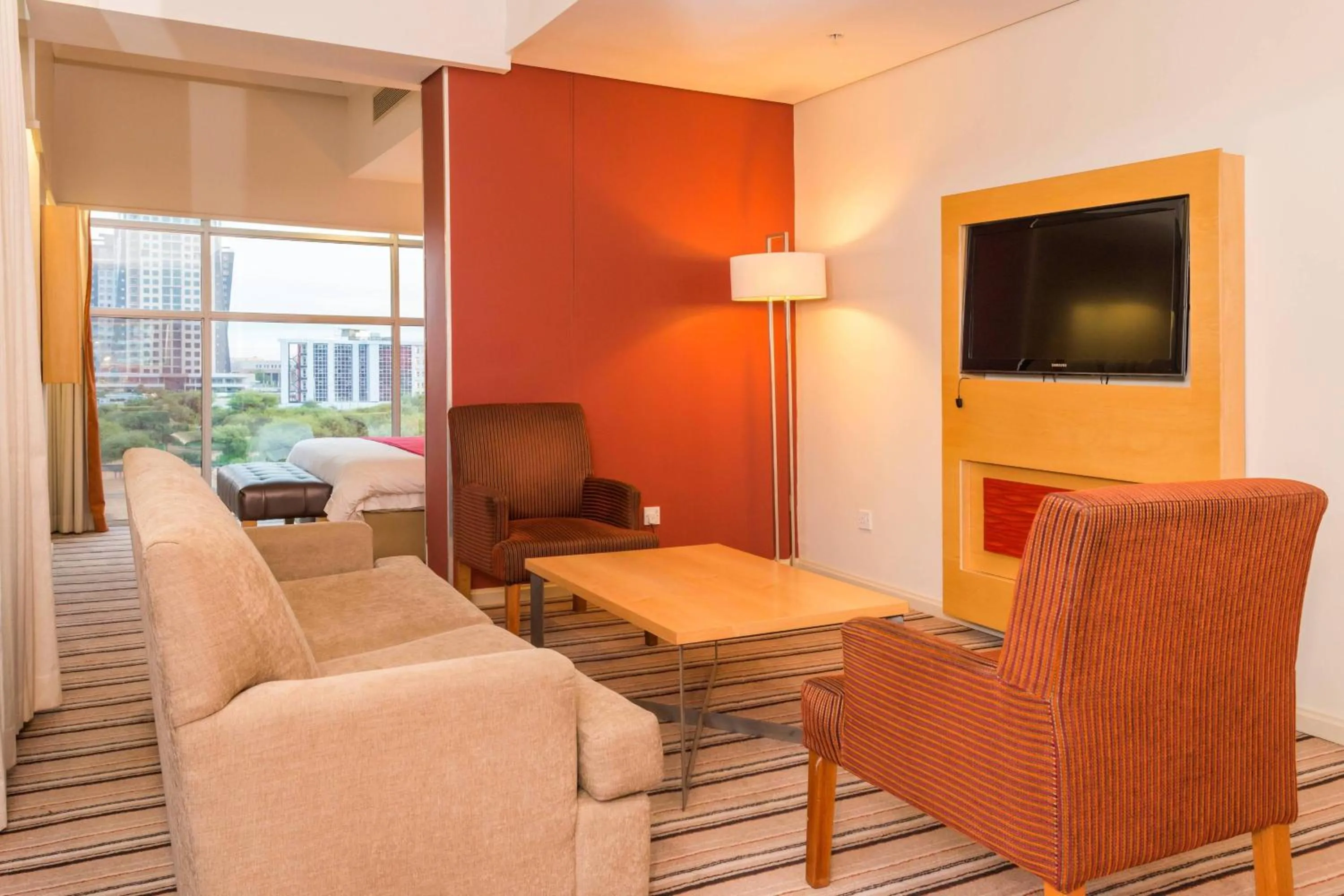 1 Bedroom Suite, 1 King, Sofa bed, City view in Protea Hotel by Marriott Gaborone Masa Square