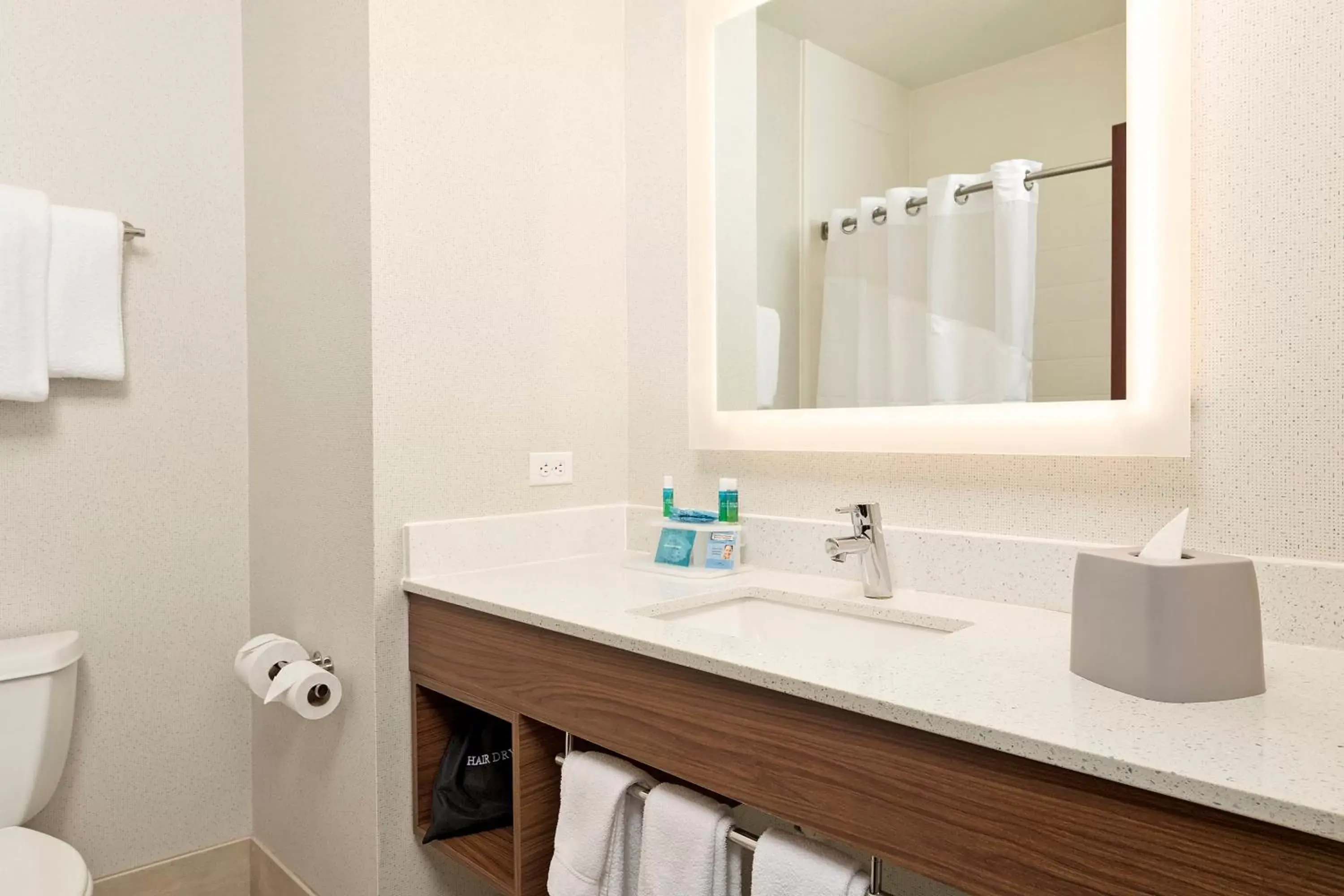 Bathroom in Holiday Inn Express Hotel and Suites Conroe, an IHG Hotel