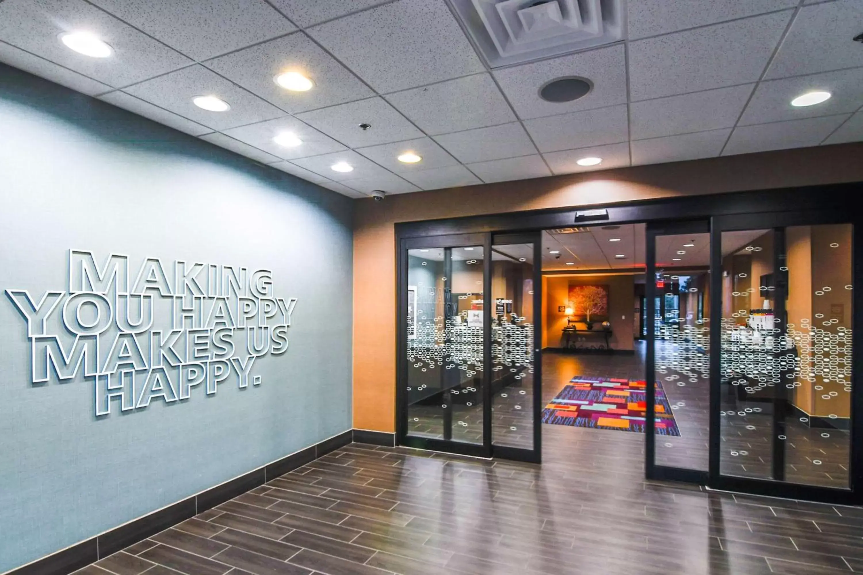 Lobby or reception in Hampton Inn Foley Lobby or reception in Hampton Inn Foley