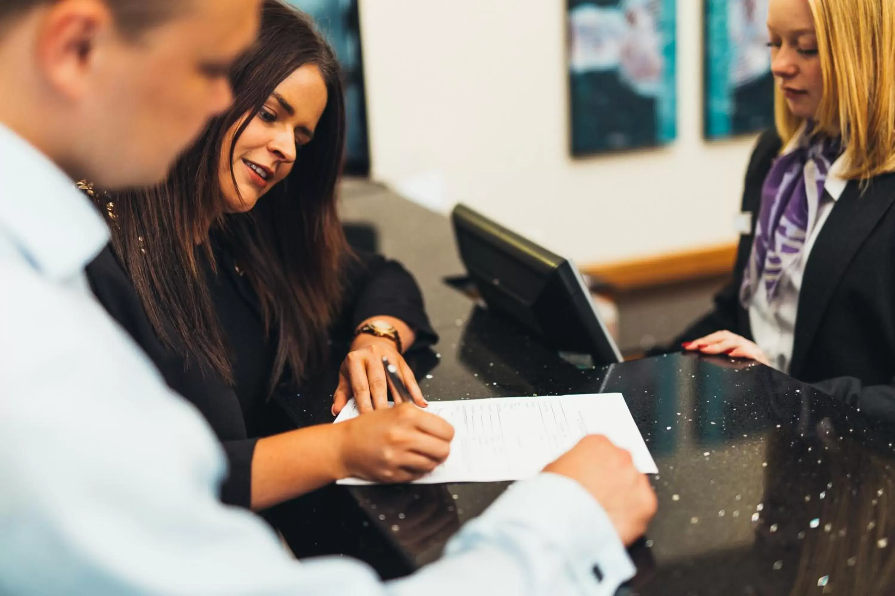 Lobby or reception in Mercure Newcastle George Washington Hotel Golf & Spa Lobby or reception in Mercure Newcastle George Washington Hotel Golf & Spa