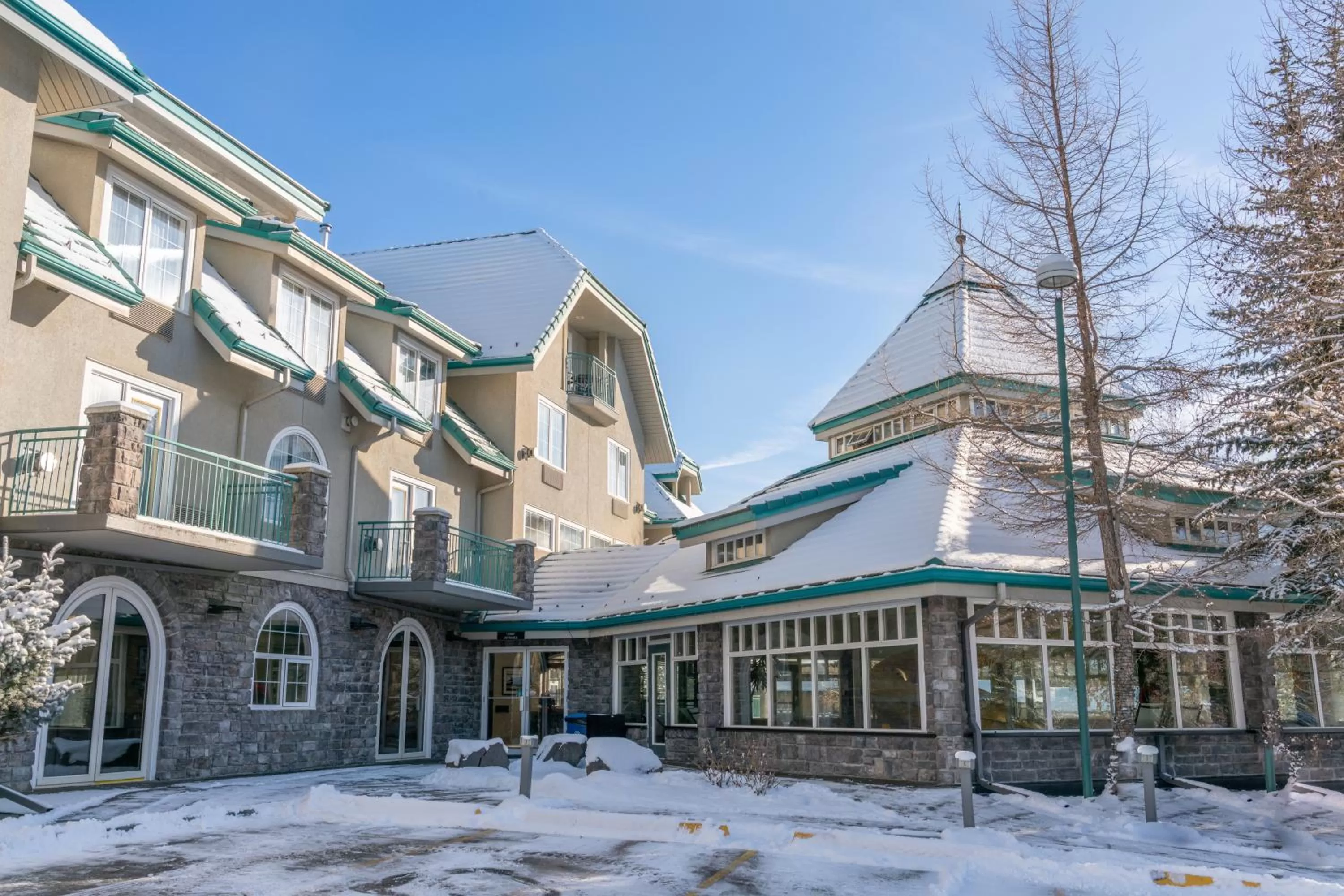 Property building in Pocaterra Inn & Waterslide