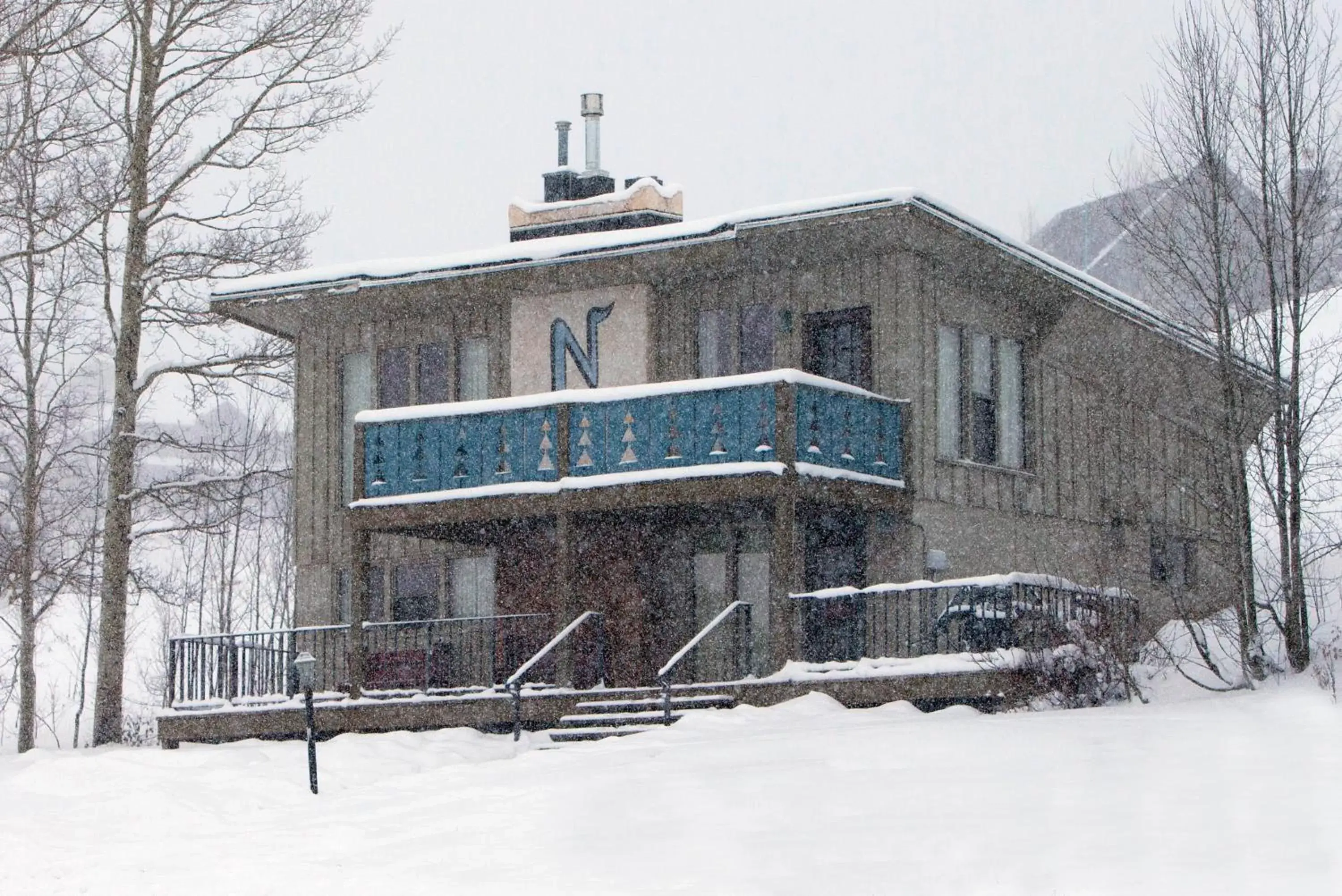 Property building, Winter in Nordic Inn