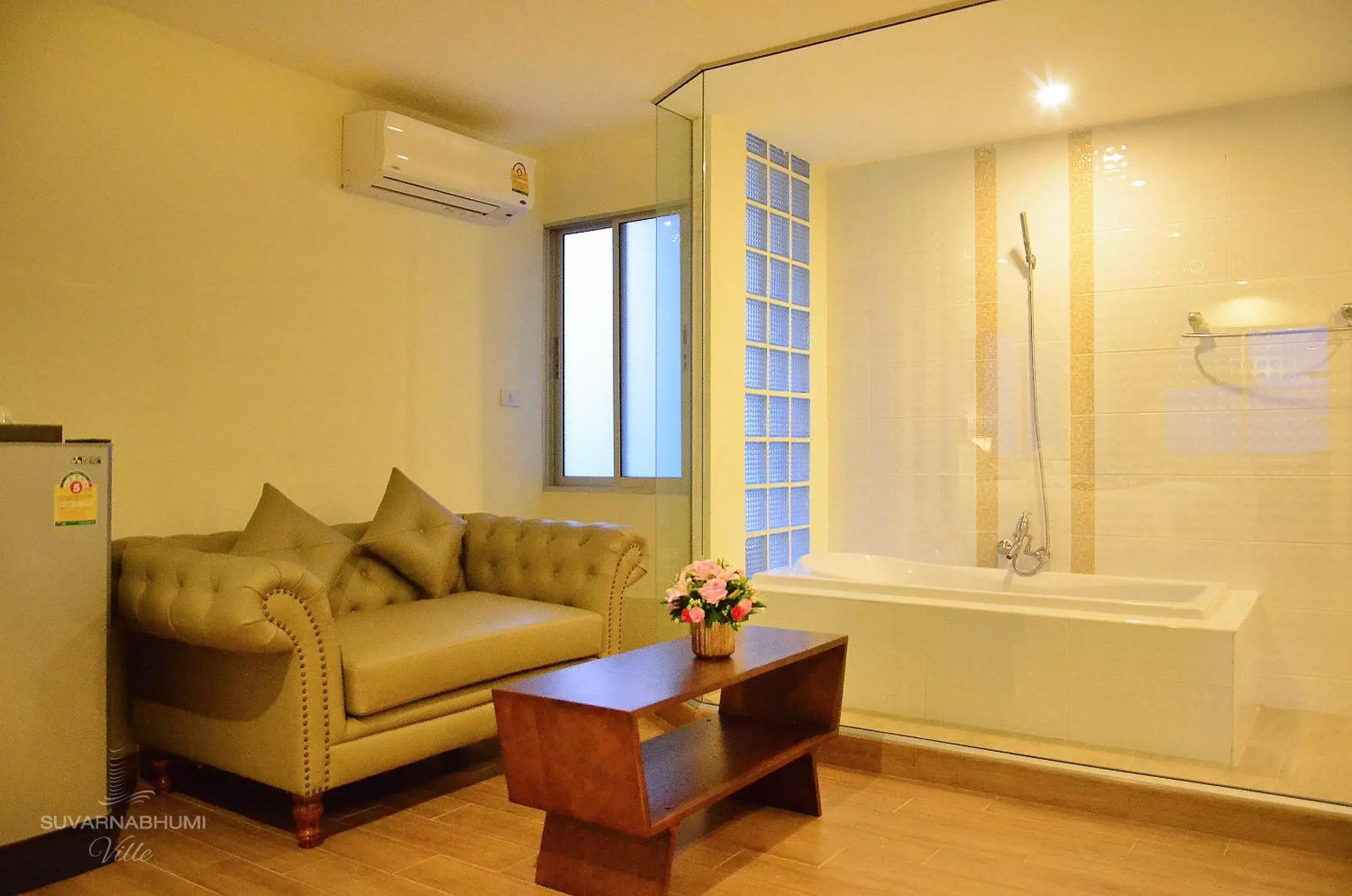 Living room, Seating Area in Suvarnabhumi Ville Airport Hotel
