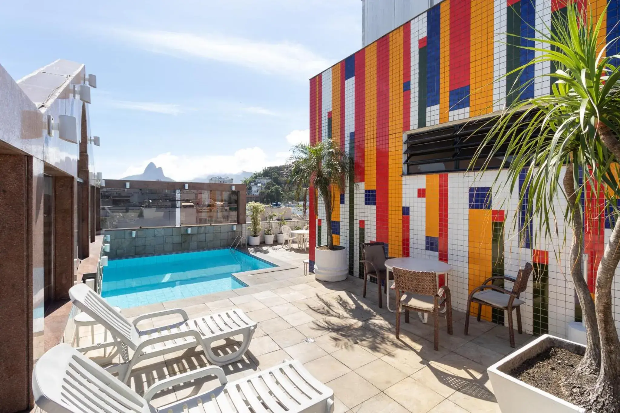 Swimming Pool in South American Copacabana Hotel